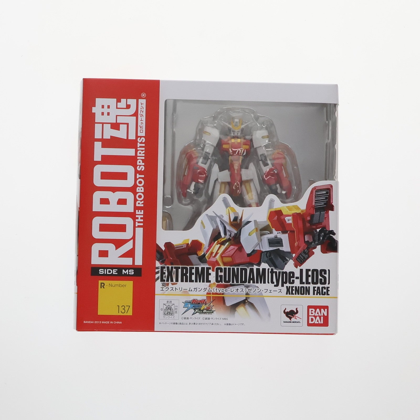 【中古即納】[FIG] ROBOT魂(SIDE MS) エクストリームガンダム(type-レオス) ゼノン・フェース 機動戦士ガンダム EXTREME VS. FULL BOOST(エクストリームバーサス フルブースト) 完成品 可動フィギュア バンダイ(20130413)