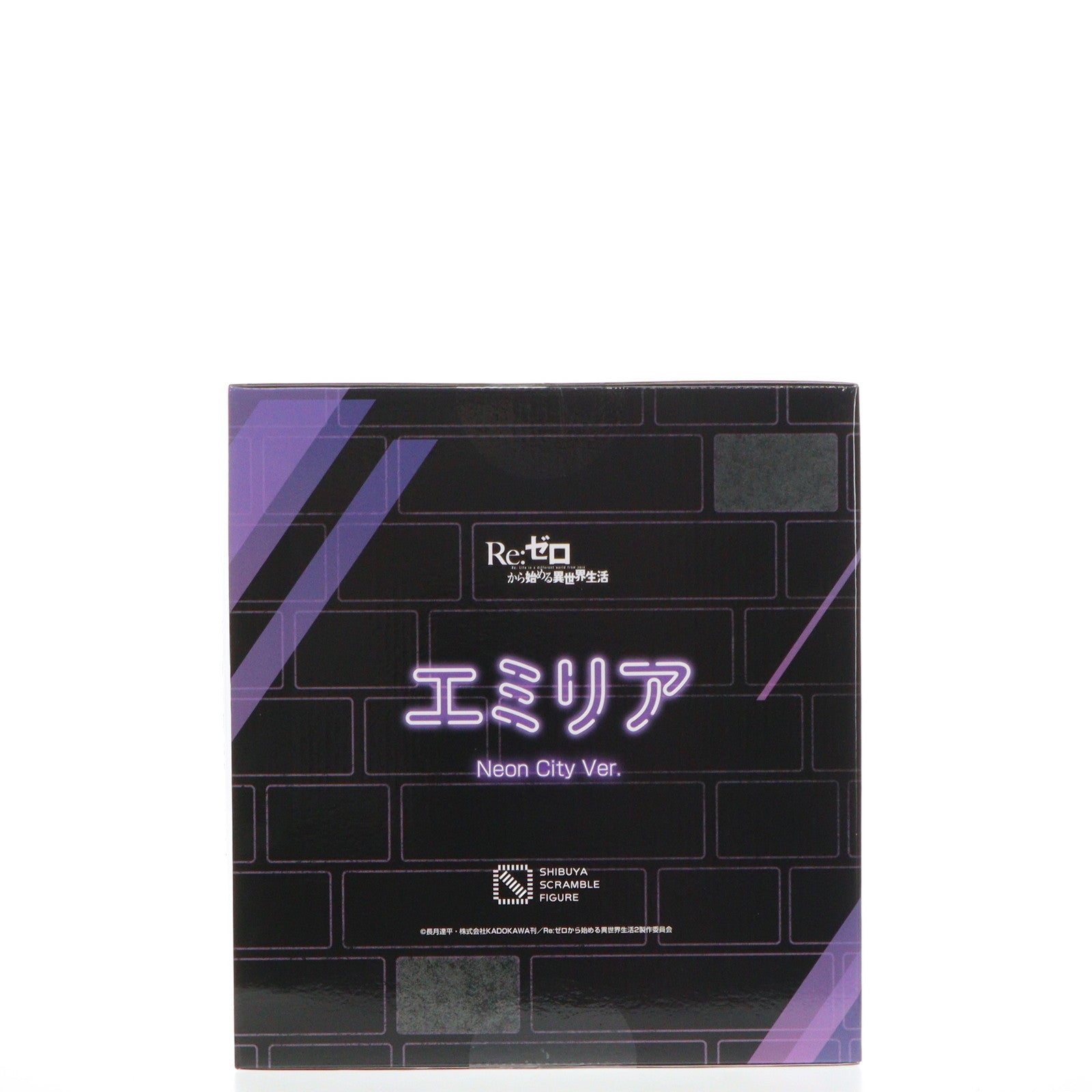 【中古即納】[FIG] 単体購入特典付属 SHIBUYA SCRAMBLE FIGURE エミリア -Neon City Ver.- Re:ゼロから始める異世界生活 1/7 完成品 フィギュア eStream Store&Amazon限定 eStream/アルファサテライト(20220630)