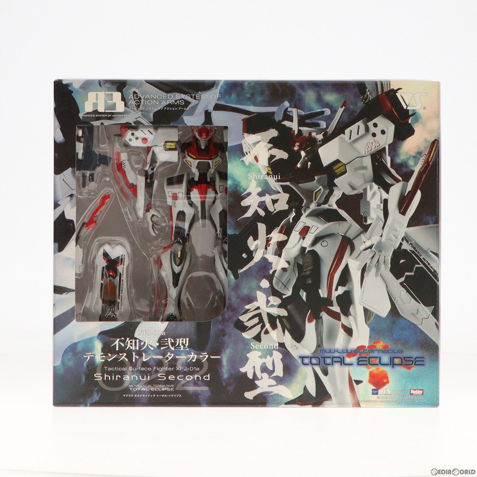 【中古即納】[FIG] A3メカアクションフィギュアシリーズ XFJ-01a 不知火・弐型 デモンストレーターカラー マブラヴ オルタネイティヴ 完成品 可動フィギュア ボークスショップ&ホビー天国ウェブ限定 ボークス(19991231)