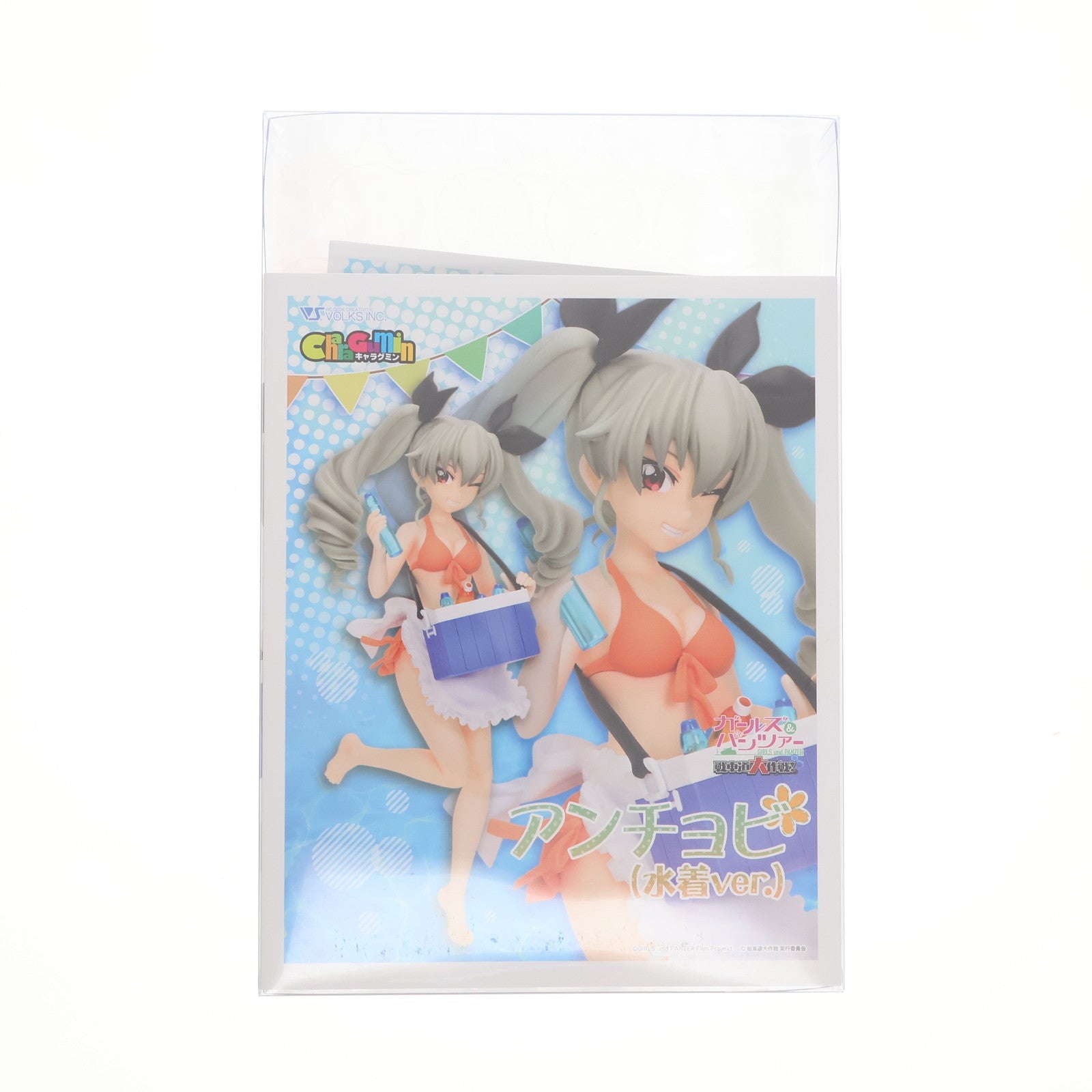 【中古即納】[FIG] キャラグミン アンチョビ 水着ver. ガールズ&パンツァー 戦車道大作戦! 1/7 未塗装カラーレジン組立キット フィギュア ホビーラウンド22&イベント限定 ボークス(20191006)
