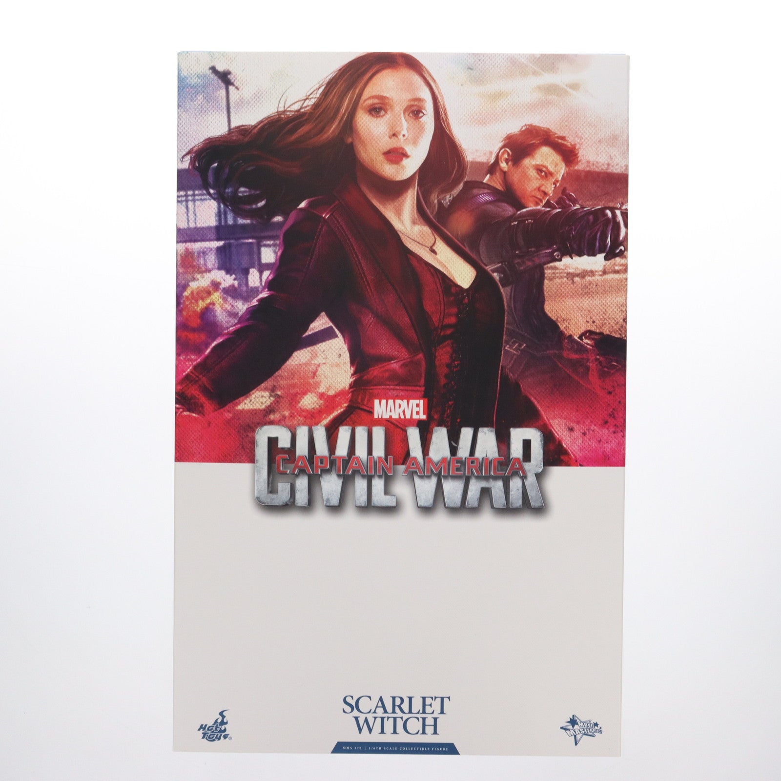 【中古即納】[FIG] ムービー・マスターピース スカーレット・ウィッチ 1/6 アクションフィギュア シビル・ウォー/キャプテン・アメリカ 完成品 可動フィギュア(MMS370) ホットトイズ(20170201)
