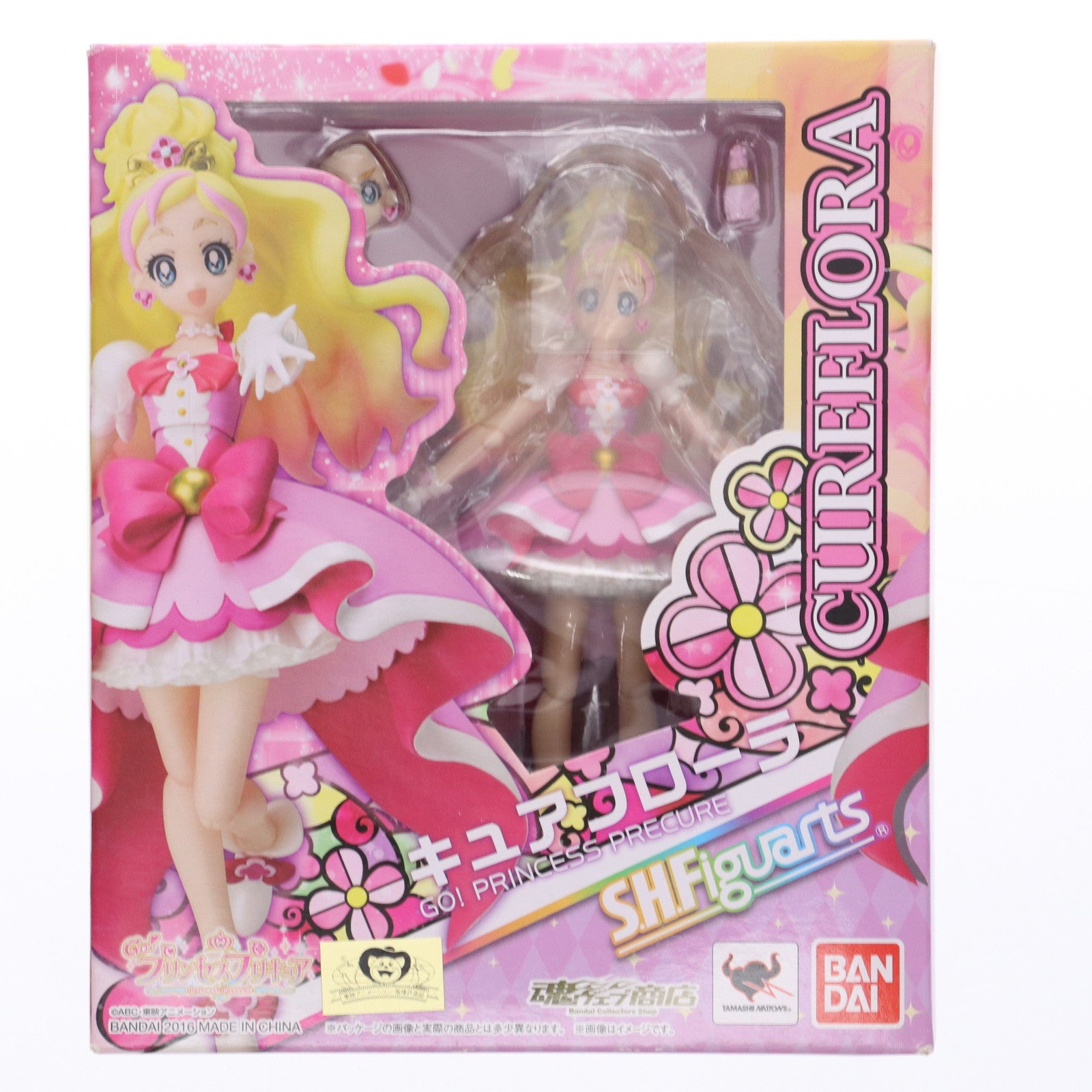 【中古即納】[FIG] 魂ウェブ商店限定 S.H.Figuarts(フィギュアーツ) キュアフローラ Go!プリンセスプリキュア 完成品 可動フィギュア バンダイ(20160831)
