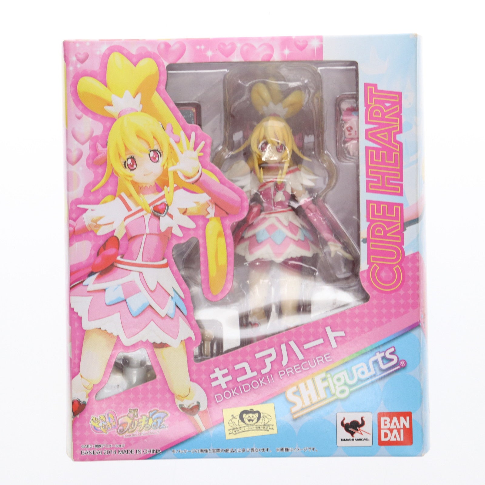 【中古即納】[FIG] S.H.Figuarts(フィギュアーツ) キュアハート ドキドキ!プリキュア 完成品 可動フィギュア バンダイ(20140531)