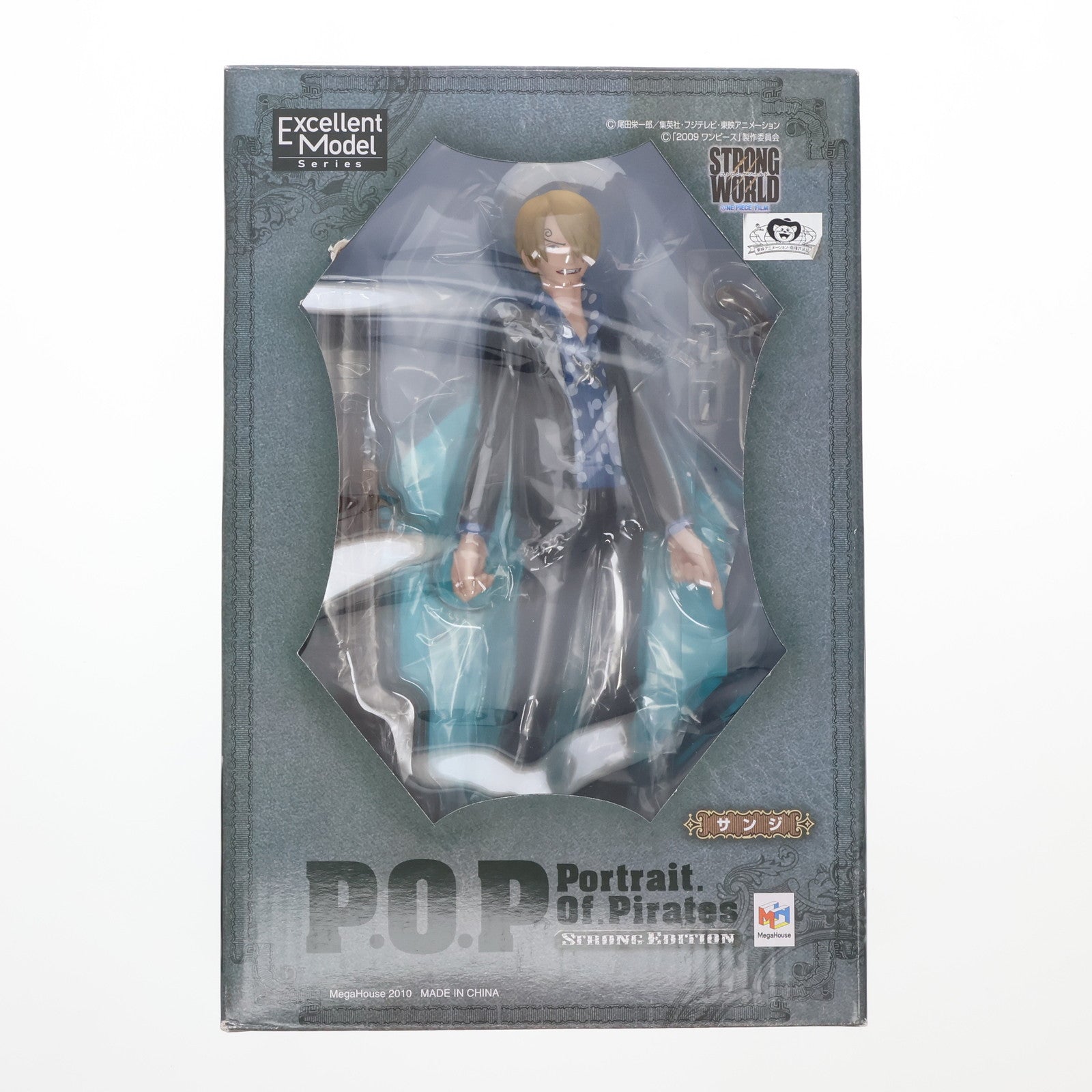 【中古即納】[FIG] Portrait.Of.Pirates P.O.P STRONG EDITION サンジ ONE PIECE(ワンピース) 1/8 完成品 フィギュア メガハウス(20100731)