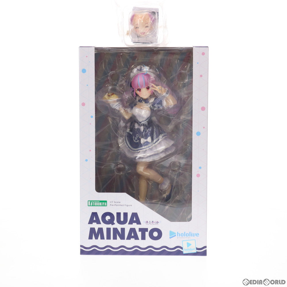 【中古即納】[FIG] コトブキヤショップ限定特典付属 湊あくあ(みなとあくあ) ホロライブプロダクション 1/7 完成品 フィギュア(PP942) コトブキヤ(20210729)