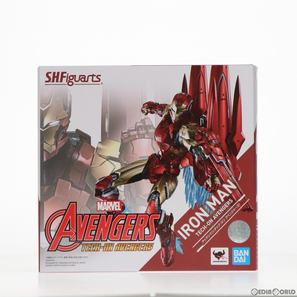 【中古即納】[FIG] S.H.Figuarts(フィギュアーツ) アイアンマン(テック・オン アベンジャーズ) TECH-ON AVENGERS 完成品 可動フィギュア バンダイスピリッツ(20211225)