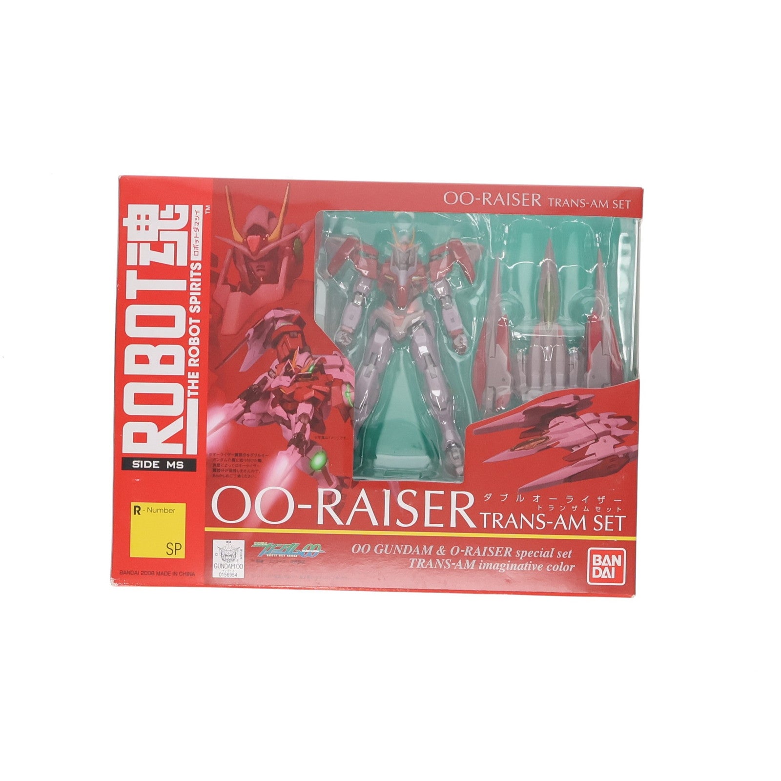 【中古即納】[FIG] ROBOT魂(SIDE MS) ダブルオーライザー トランザムセット 機動戦士ガンダム00(ダブルオー) 完成品 可動フィギュア バンダイ(20081227)