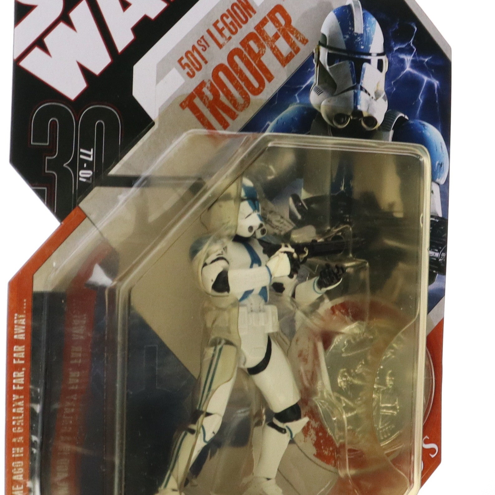【中古即納】[FIG] スター・ウォーズ サーガ・レジェンズ ベーシックフィギュア クローン・トルーパー 501st部隊バージョン STAR WARS 完成品 可動フィギュア トミーダイレクト/ハズブロ(20071231)