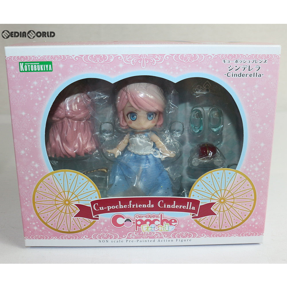 【中古即納】[FIG] キューポッシュフレンズ シンデレラ-Cinderella- 完成品 可動フィギュア(ADE61) コトブキヤ(20181128)