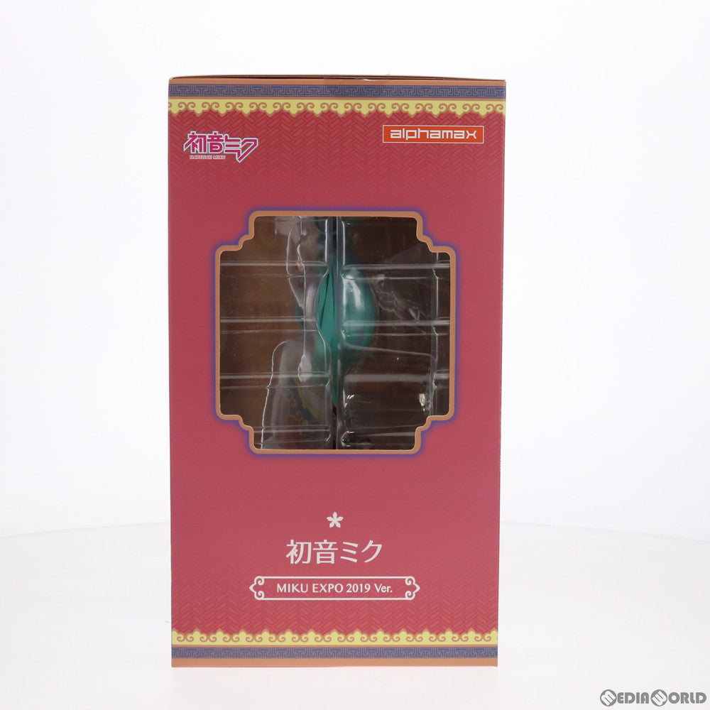 【中古即納】[FIG] 初音ミク MIKU EXPO 2019 Taiwan & Hong Kong Ver. キャラクター・ボーカル・シリーズ01 初音ミク 1/8 完成品 フィギュア(AX-0212) アルファマックス(20210314)
