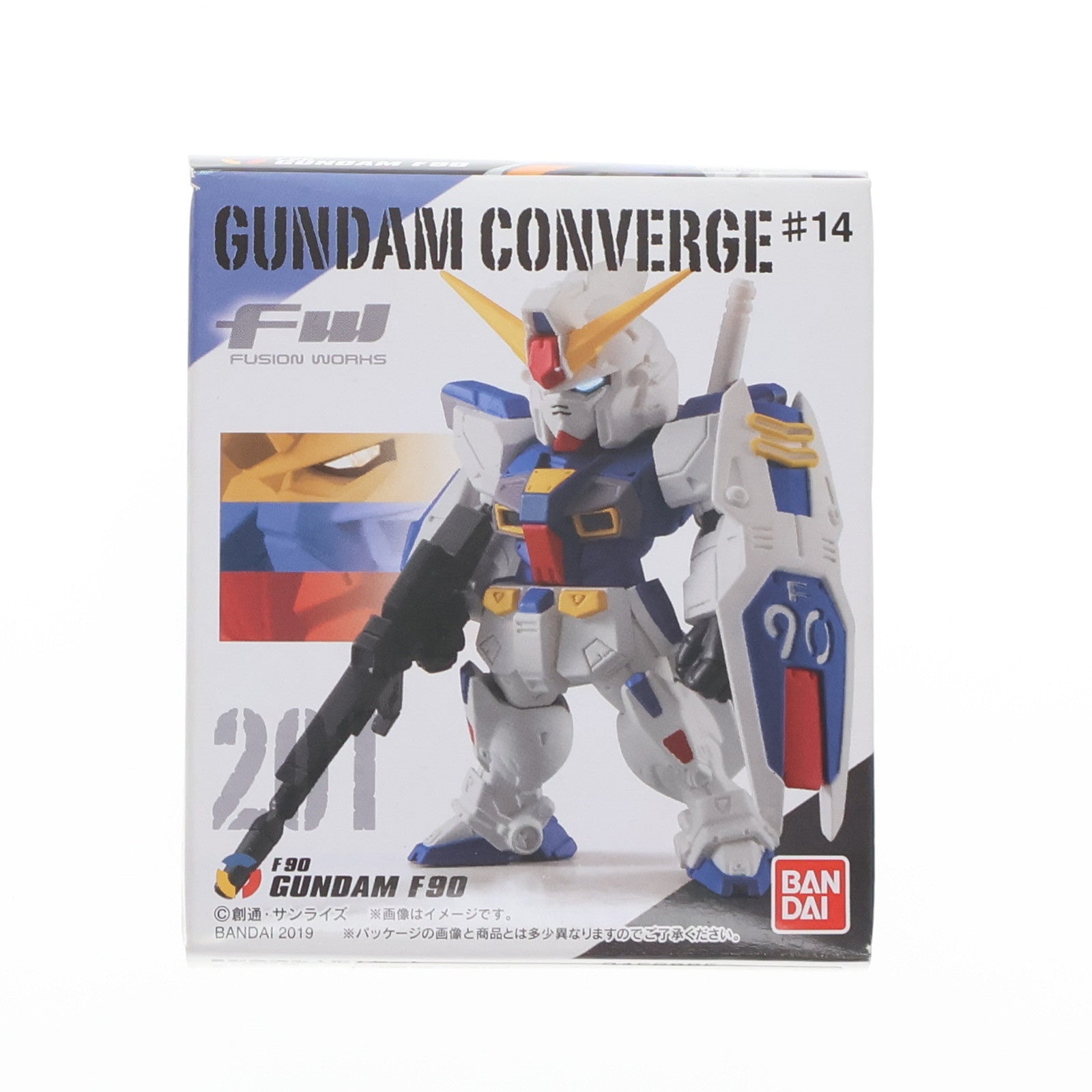 【中古即納】[FIG] (単品)(食玩) 3.ガンダムF90 FW GUNDAM CONVERGE(ガンダムコンバージ) ♯14 機動戦士ガンダムF90 フィギュア バンダイ(20190218)