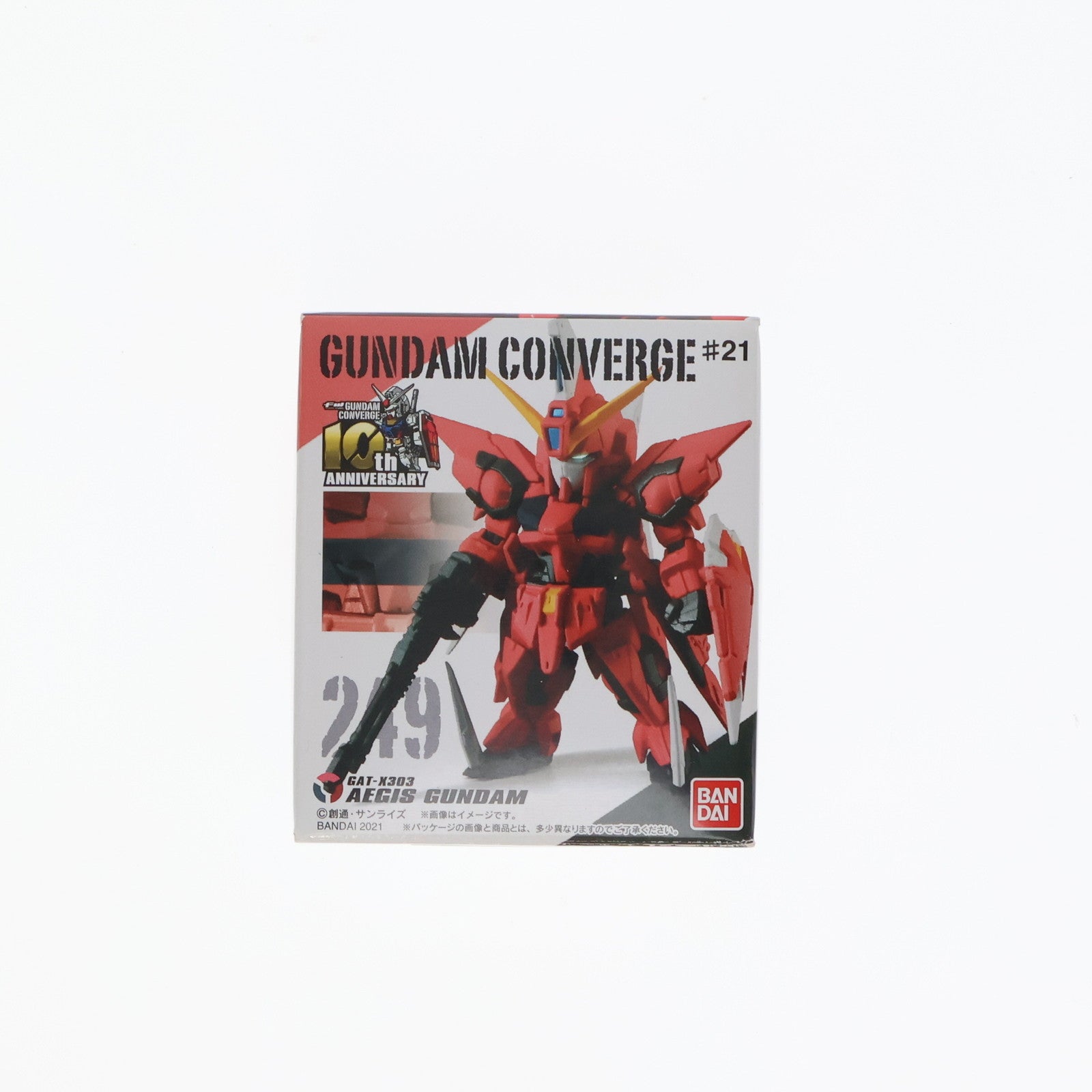 【中古即納】[FIG] (単品)(食玩) 3.イージスガンダム FW GUNDAM CONVERGE(ガンダムコンバージ) #21 機動戦士ガンダムSEED(シード) フィギュア バンダイ(20210510)