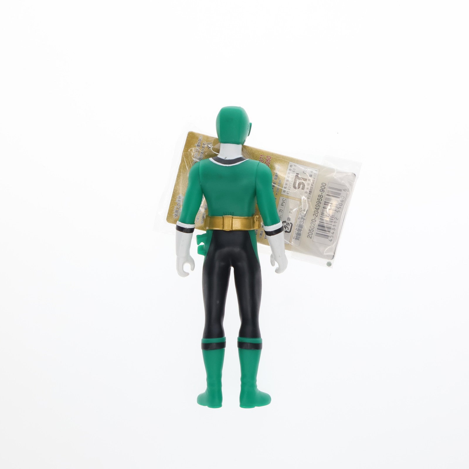 【中古即納】[SFT] 戦隊ヒーローシリーズ03 シンケンジャーグリーン 侍戦隊シンケンジャー 完成品 ソフビフィギュア バンダイ(20090214)
