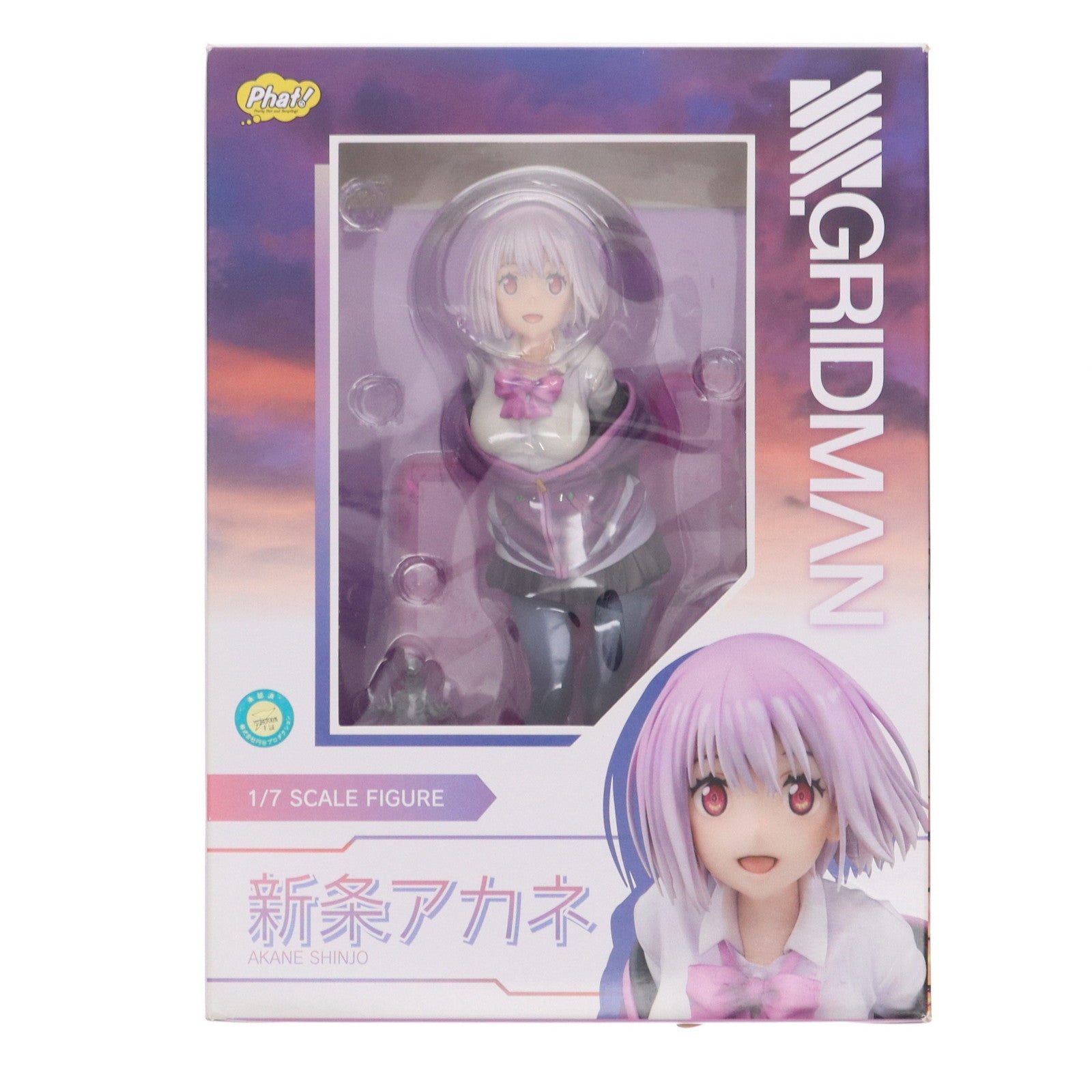 【中古即納】[FIG] 新条アカネ(しんじょうあかね) SSSS.GRIDMAN(グリッドマン) 1/7 完成品 フィギュア Phat!(ファット・カンパニー)(20201031)