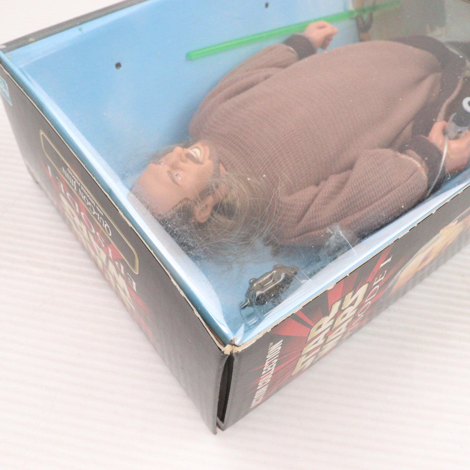 【中古即納】[FIG] クワイ=ガン・ジン タトゥイーン バージョン STAR WARS(スター・ウォーズ) エピソード1/ファントム・メナス 完成品 12インチ可動フィギュア(26465) トミー/ハズブロ(19991231)