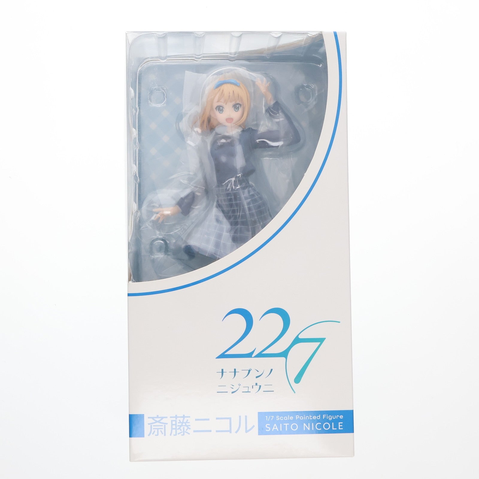 【中古即納】[FIG] ステッカー付属 ANIPLEX+限定 齋藤ニコル(さいとうにこる) 22/7(ナナブンノニジュウニ) 1/7 完成品 フィギュア(MD19-0506001) アニプレックス(20210228)