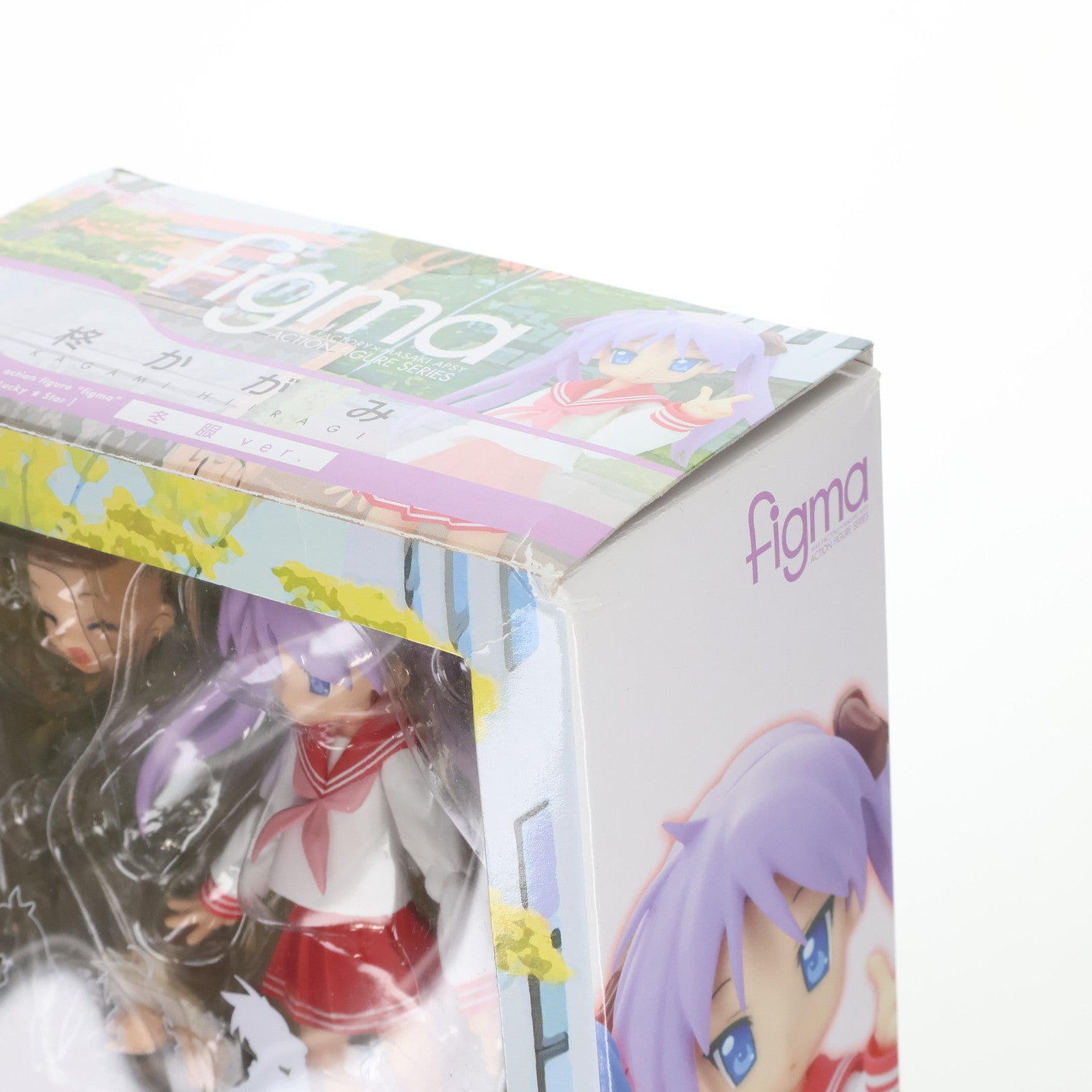 【中古即納】[FIG] figma(フィグマ) 013 柊かがみ(ひいらぎかがみ) 冬服ver. TVアニメ らき☆すた 完成品 可動フィギュア マックスファクトリー(20080913)