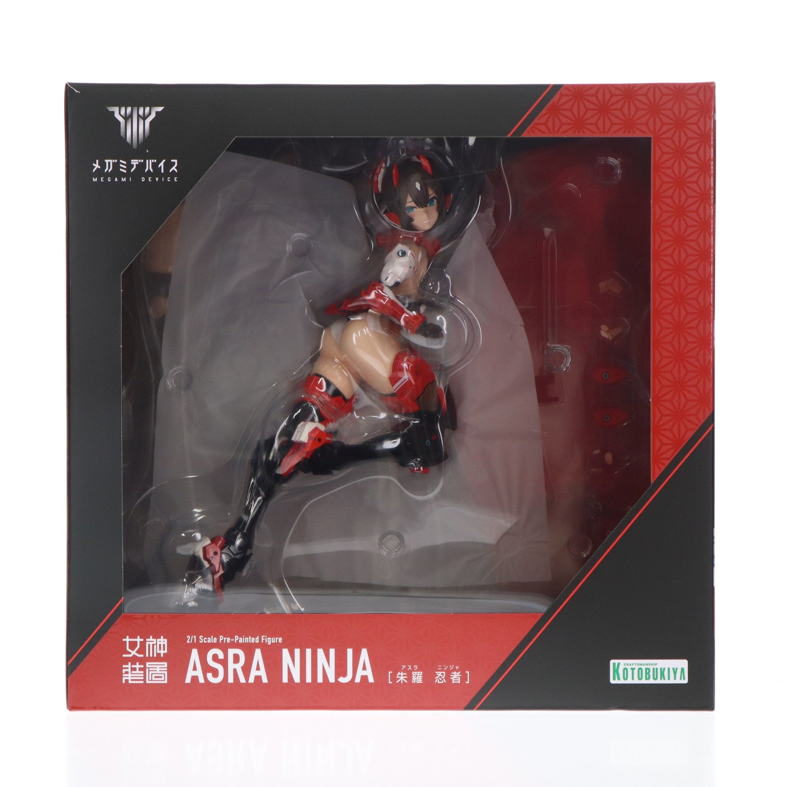 【中古即納】[FIG] メガミデバイス 朱羅(あすら) 忍者 2/1 完成品 フィギュア(PP956) コトブキヤ(20230124)