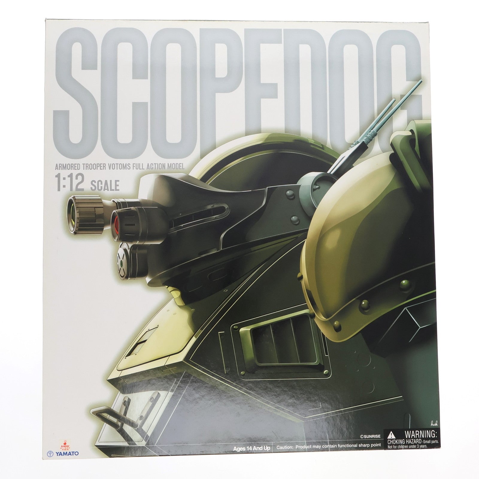 【中古即納】[FIG] スコープドッグ 通常版 装甲騎兵ボトムズ 1/12 完成品 可動フィギュア YAMATO(やまと)(20041130)