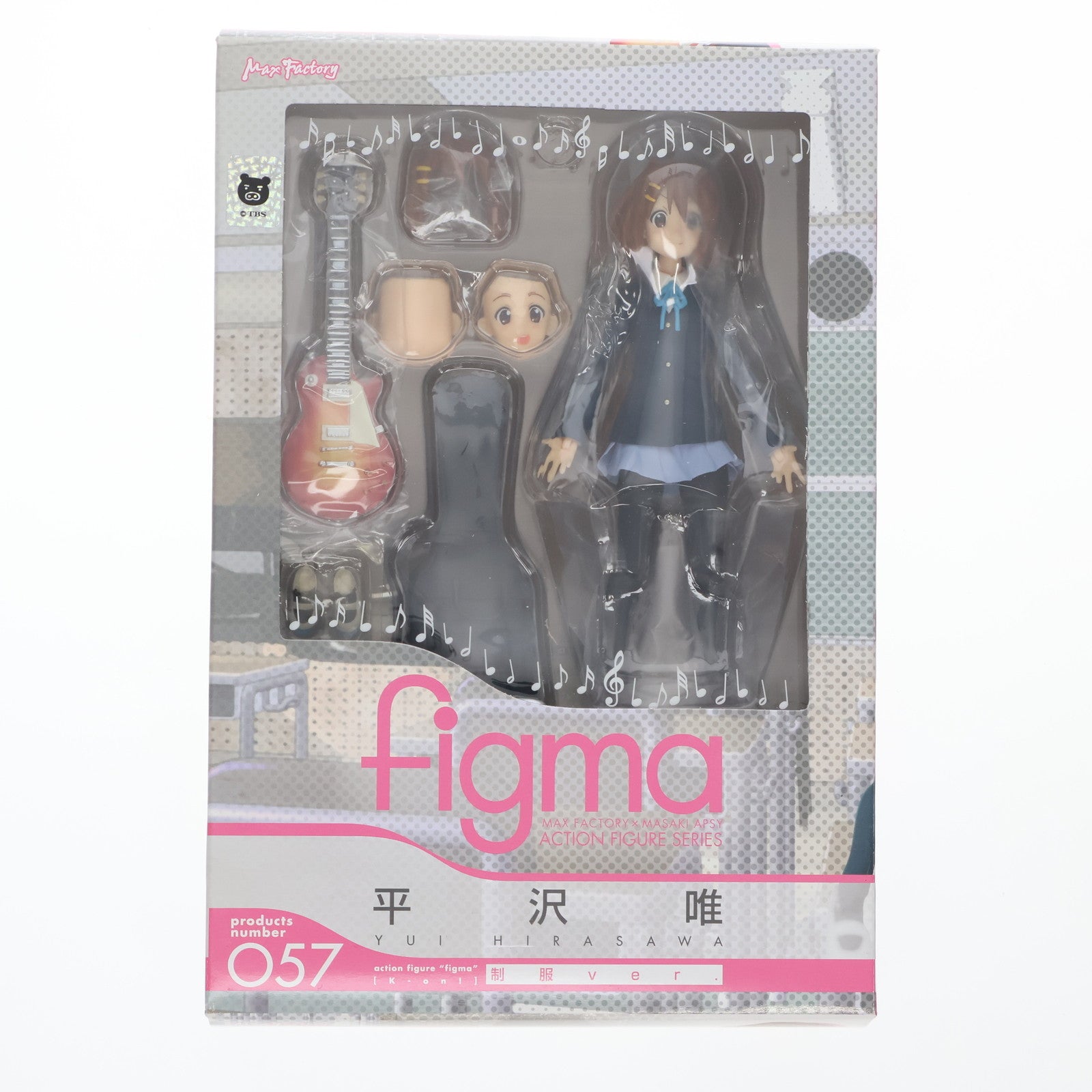 【中古即納】[FIG] figma(フィグマ) 057 平沢唯(ひらさわゆい) 制服Ver. けいおん! 完成品 可動フィギュア マックスファクトリー(20100930)