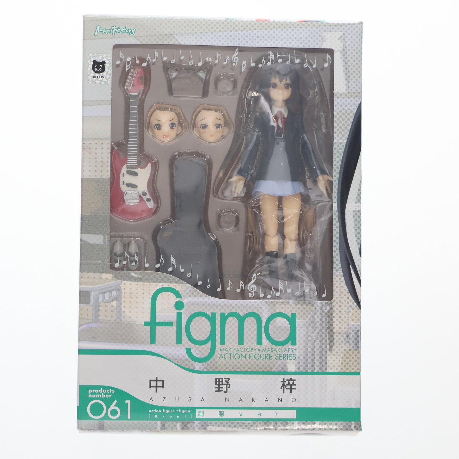 【中古即納】[FIG] figma(フィグマ) 061 中野梓(なかのあずさ) 制服ver. けいおん! 完成品 可動フィギュア マックスファクトリー(20100901)
