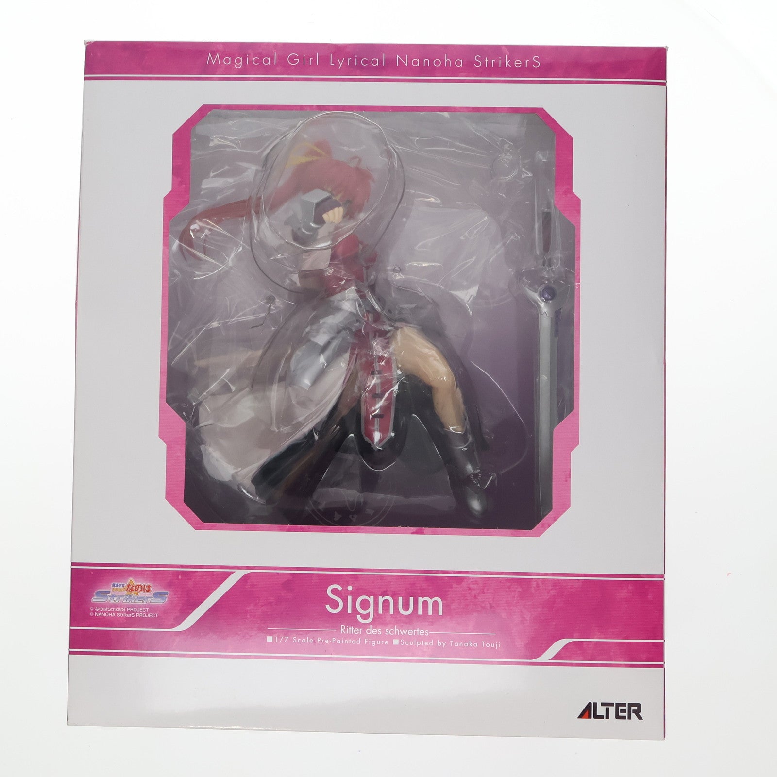 【中古即納】[FIG] シグナム(Signum) 魔法少女リリカルなのはStrikerS(ストライカーズ) 1/7 完成品 フィギュア アルター(20090108)