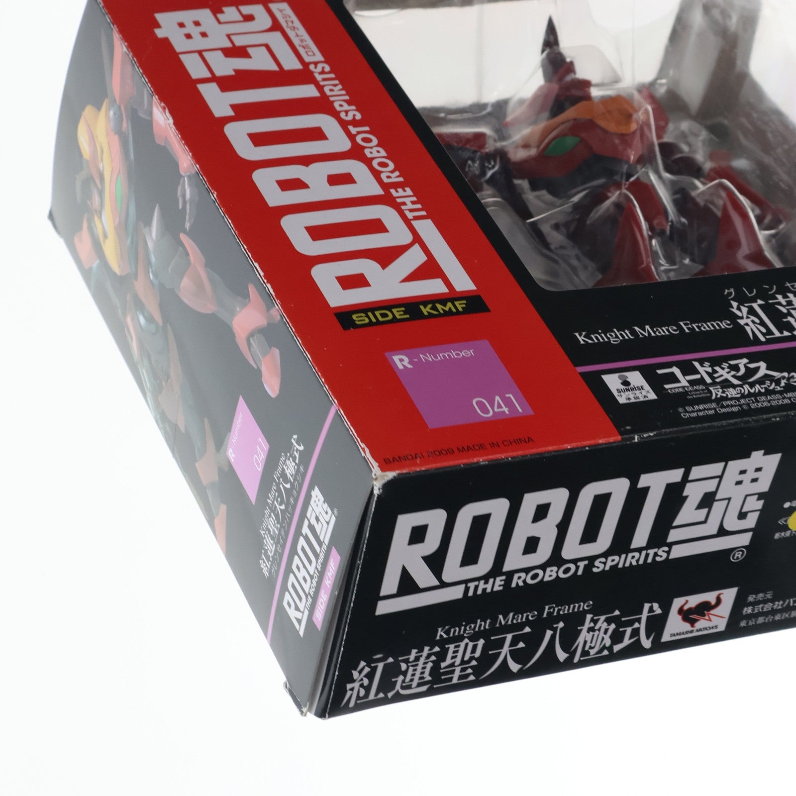 【中古即納】[FIG] ROBOT魂(SIDE KMF) 紅蓮聖天八極式(ぐれんせいてんはっきょくしき) コードギアス 反逆のルルーシュR2 完成品 可動フィギュア バンダイ(20091108)