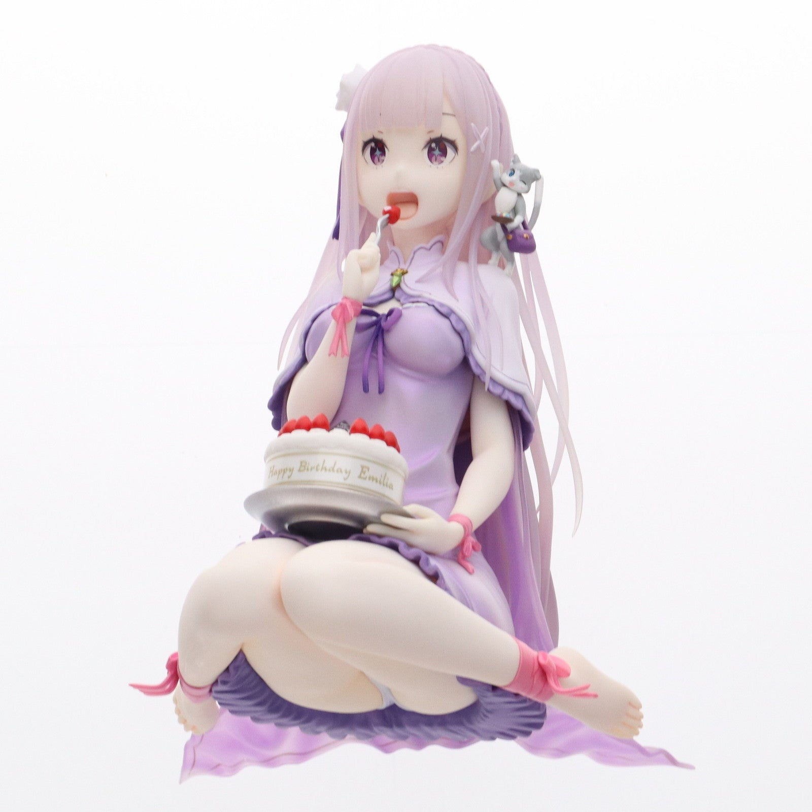 【中古即納】[FIG] エミリア・バースデーケーキVer. Re:ゼロから始める異世界生活 1/7 完成品 フィギュア KADOKAWA(カドカワ)(20200626)
