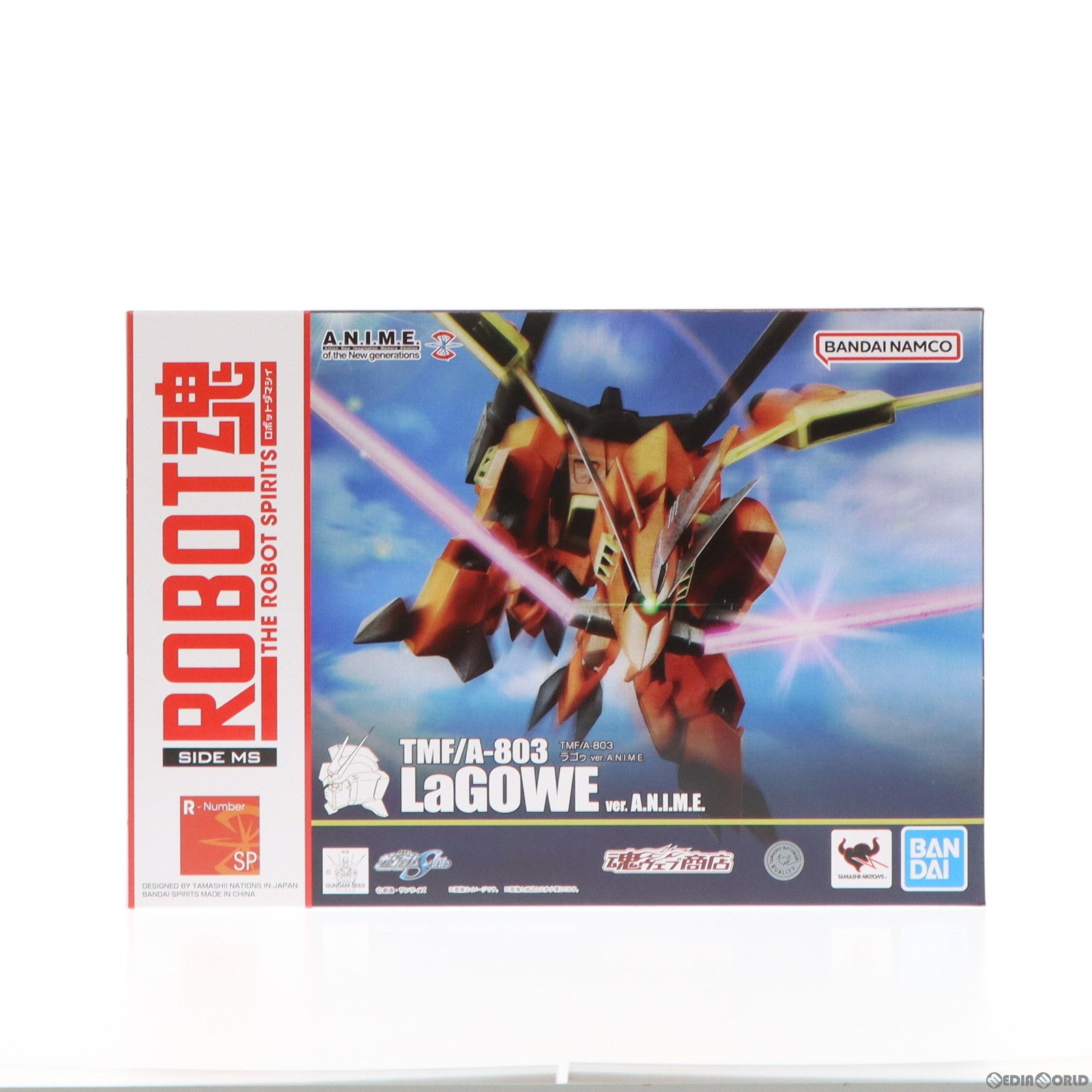 【中古即納】[FIG] 魂ウェブ商店限定 ROBOT魂(SIDE MS) TMF/A-803 ラゴゥ ver. A.N.I.M.E. 機動戦士ガンダムSEED(シード) 完成品 可動フィギュア バンダイスピリッツ(20231117)
