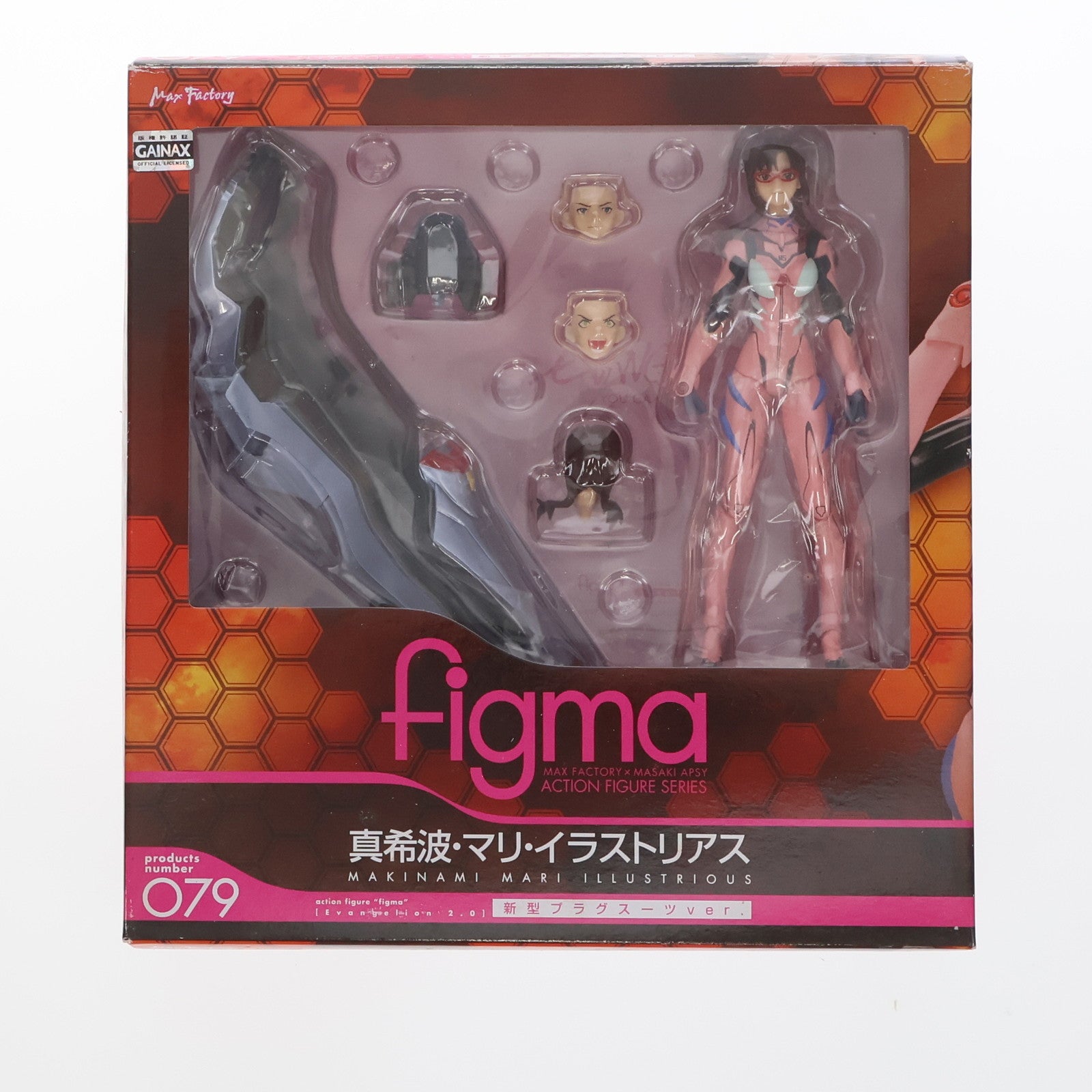 【中古即納】[FIG] figma(フィグマ) 079 真希波・マリ・イラストリアス 新型プラグスーツver. ヱヴァンゲリヲン新劇場版:破 完成品 可動フィギュア マックスファクトリー(20101130)