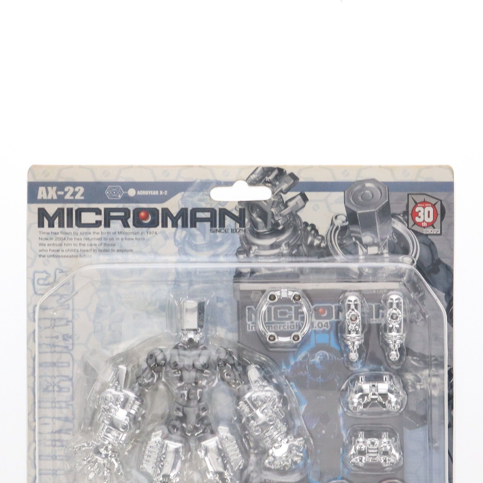 【中古即納】[FIG] ミクロマン2004 アクロイヤーX-2 AX-22 アクロメダルグ 完成品 可動フィギュア タカラ(20041231)
