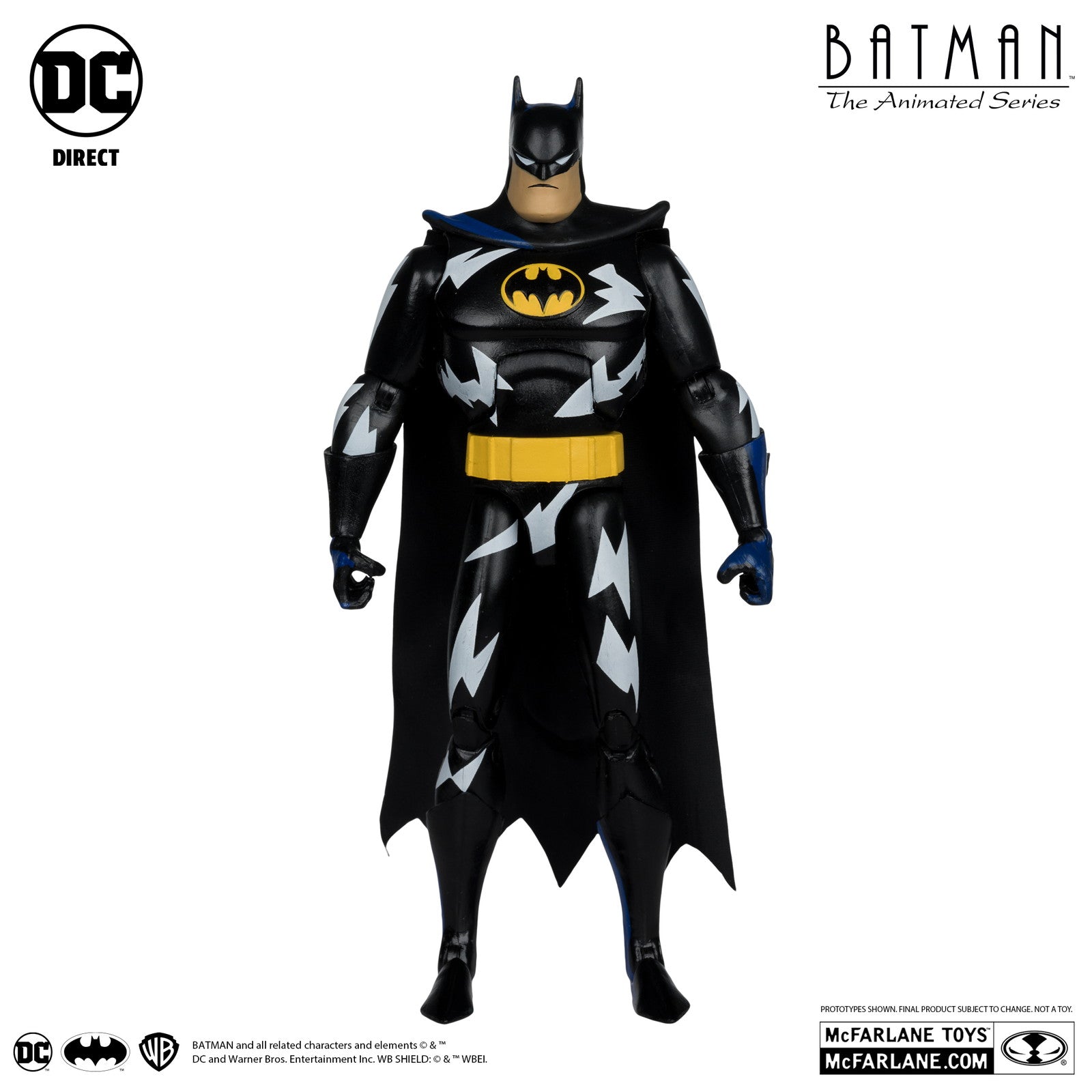 【中古即納】[FIG] DCダイレクト #21 バットマン(ライトニング・ストライク) アニメイテッド 完成品 6インチ・アクションフィギュア マクファーレン・トイズ(20240930)