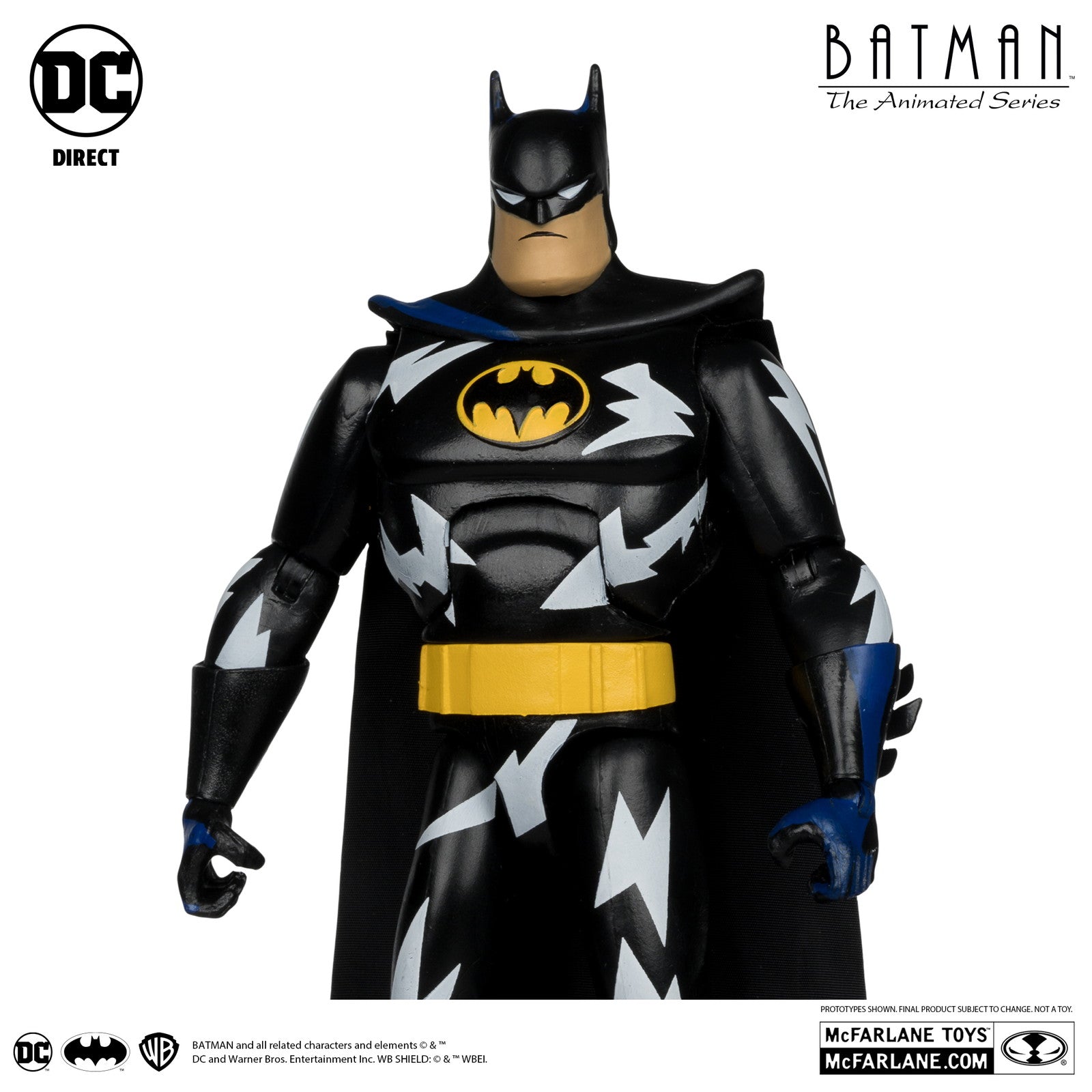 【中古即納】[FIG] DCダイレクト #21 バットマン(ライトニング・ストライク) アニメイテッド 完成品 6インチ・アクションフィギュア マクファーレン・トイズ(20240930)