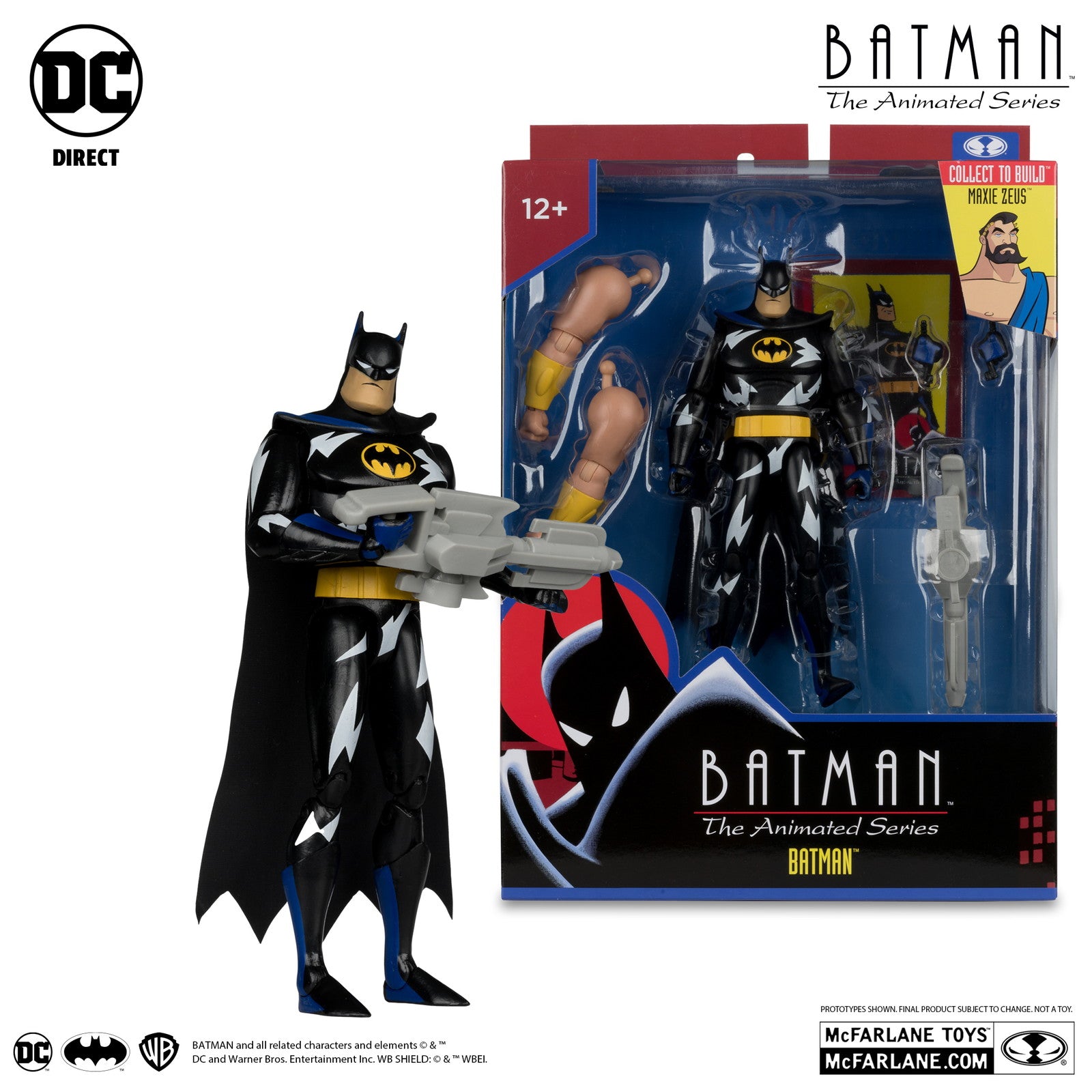 【中古即納】[FIG] DCダイレクト #21 バットマン(ライトニング・ストライク) アニメイテッド 完成品 6インチ・アクションフィギュア マクファーレン・トイズ(20240930)