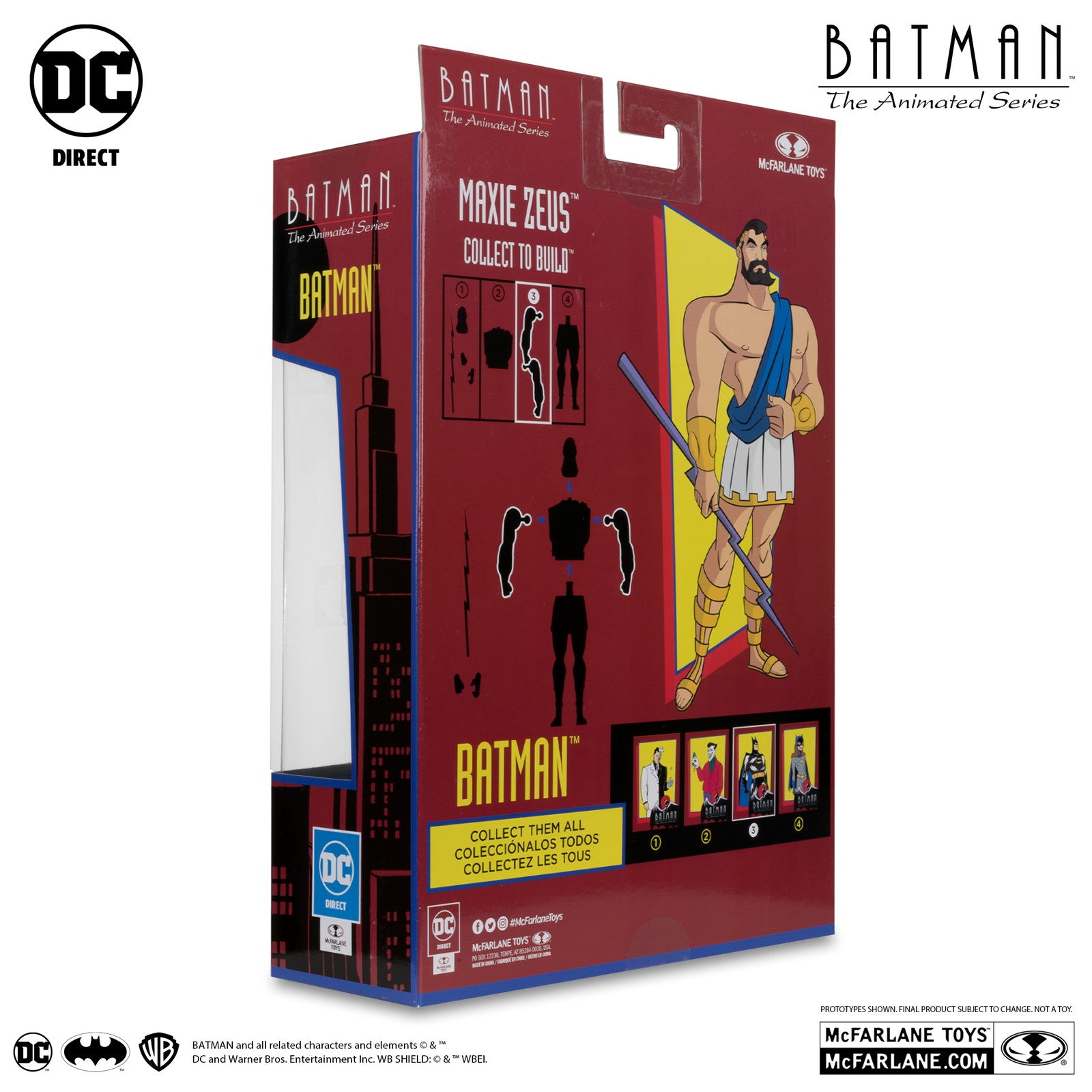 【中古即納】[FIG] DCダイレクト #21 バットマン(ライトニング・ストライク) アニメイテッド 完成品 6インチ・アクションフィギュア マクファーレン・トイズ(20240930)