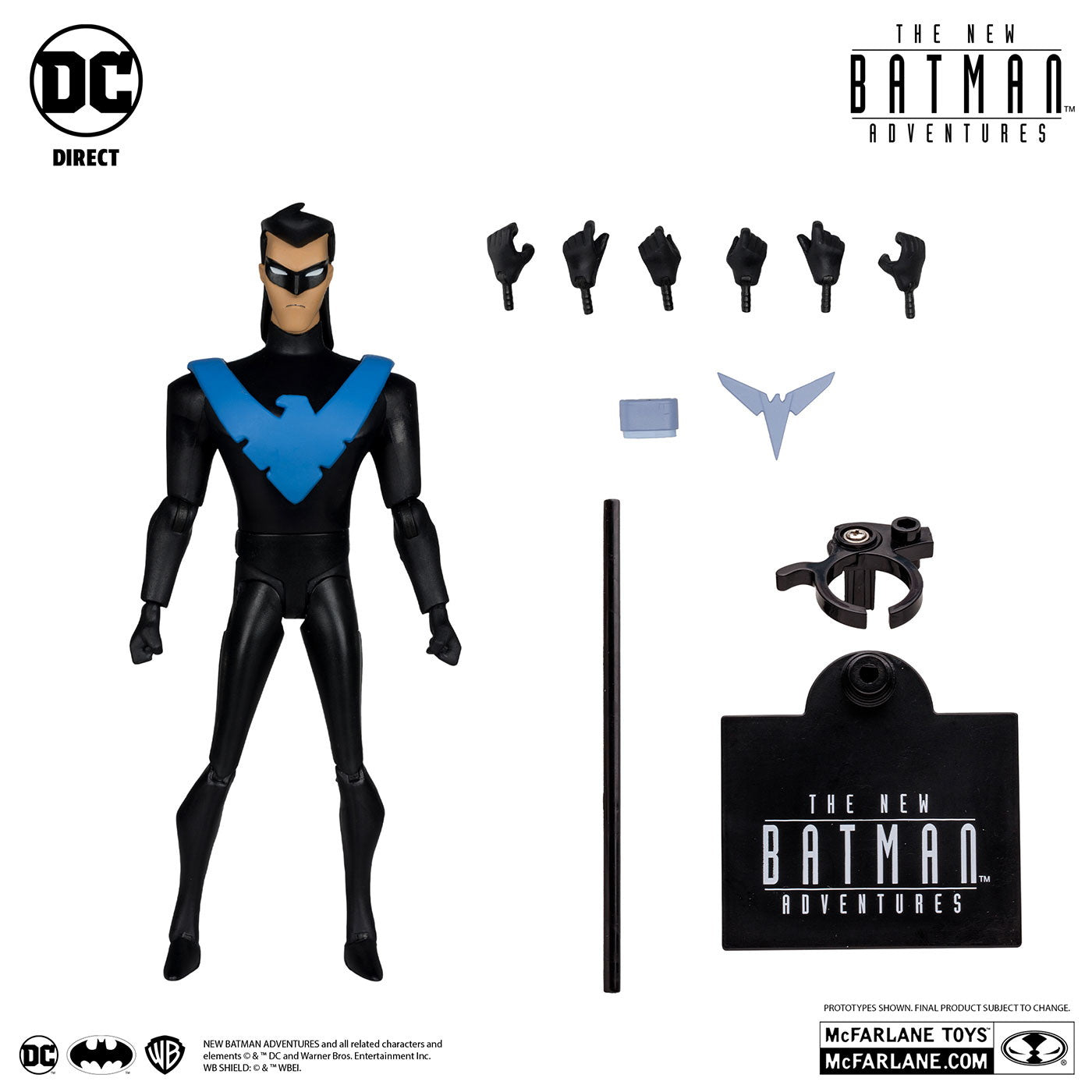 【中古即納】[FIG] DCダイレクト #14 ナイトウィング(ニュー・バットマン・アドベンチャーズ) バットマン アニメイテッド 完成品 6インチ・アクションフィギュア マクファーレン・トイズ(20240731)