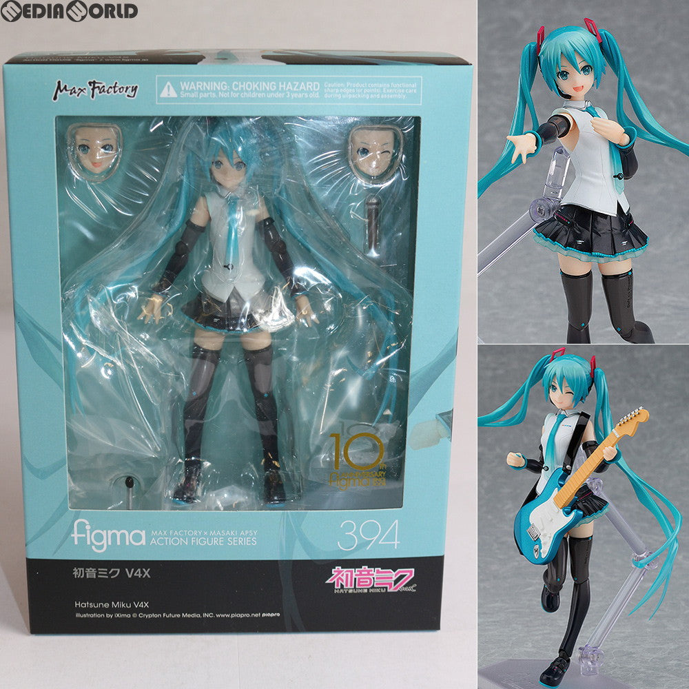 【中古即納】[FIG] figma(フィグマ) 394 初音ミク V4X キャラクター・ボーカル・シリーズ01 初音ミク 完成品 可動フィギュア マックスファクトリー(20181020)