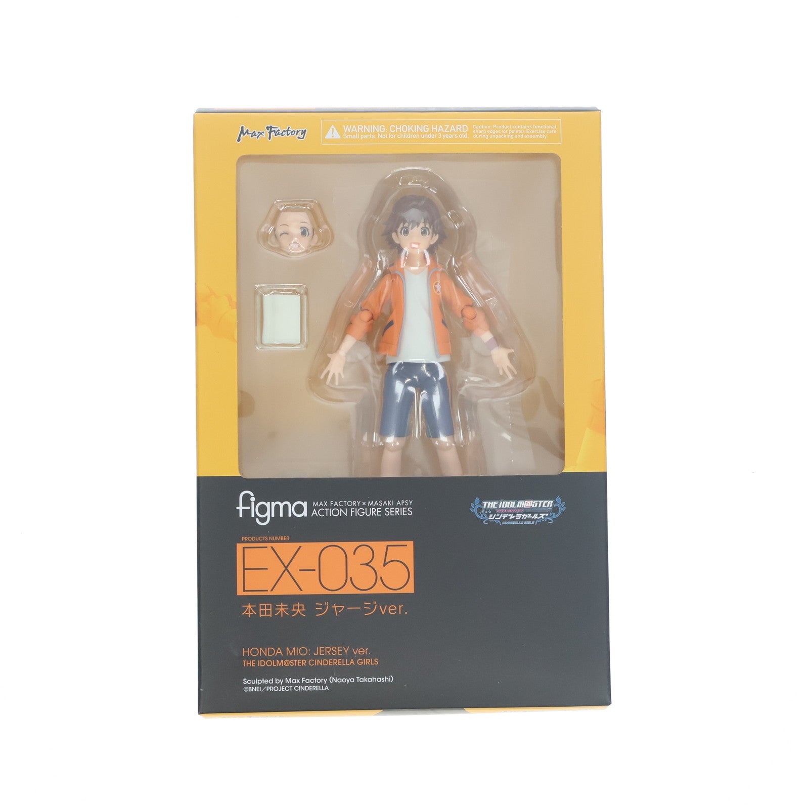 【中古即納】[FIG] GOODSMILE ONLINE SHOP限定 figma(フィグマ) EX-035 本田未央(ほんだみお) ジャージver. アイドルマスター シンデレラガールズ 完成品 可動フィギュア マックスファクトリー(20161130)