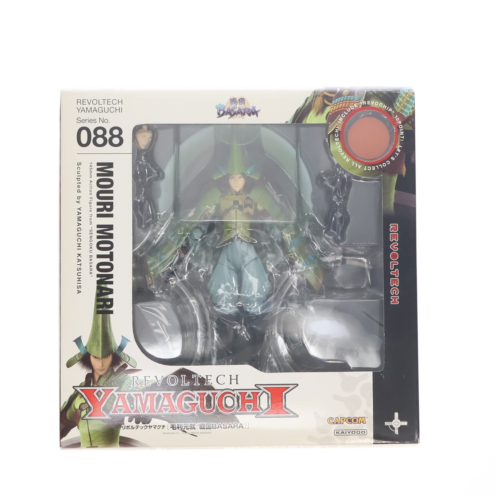 【中古即納】[FIG] リボルテックヤマグチ No.088 毛利元就(もうりもとなり) 戦国BASARA(バサラ) 完成品 可動フィギュア 海洋堂(20100416)