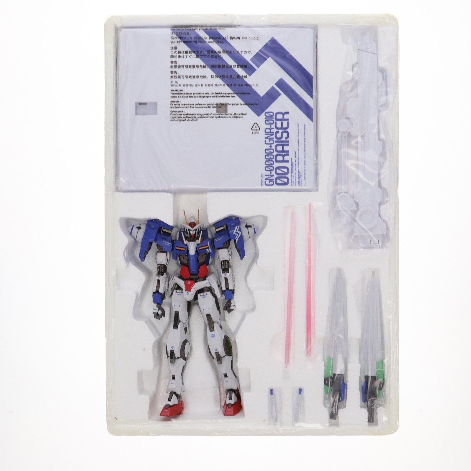 【中古即納】[FIG] 魂ウェブ商店限定 METAL BUILD ダブルオーライザー 機動戦士ガンダム00(ダブルオー) 完成品 可動フィギュア バンダイ(20130831)