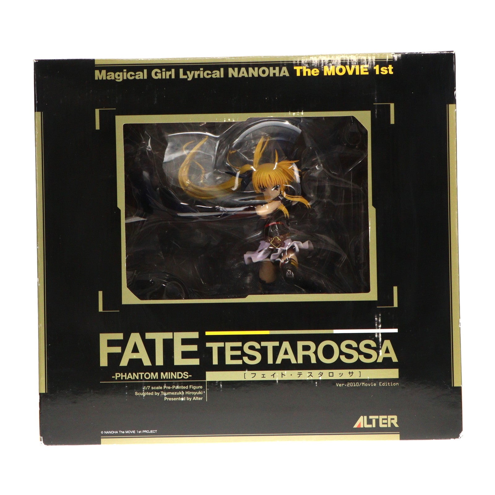 【中古即納】[FIG] フェイト・テスタロッサ -PHANTOM MINDS- 魔法少女リリカルなのは The MOVIE 1st 1/7 完成品 フィギュア アルター(20110126)