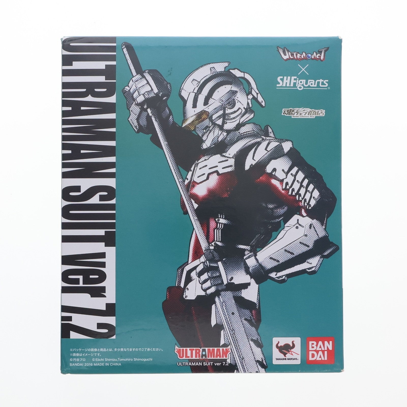 【中古即納】[FIG] 魂ウェブ商店限定 ULTRA-ACT(ウルトラアクト) × S.H.Figuarts(フィギュアーツ) ULTRAMAN SUIT(ウルトラマンスーツ) ver 7.2 完成品 可動フィギュア バンダイ(20160831)