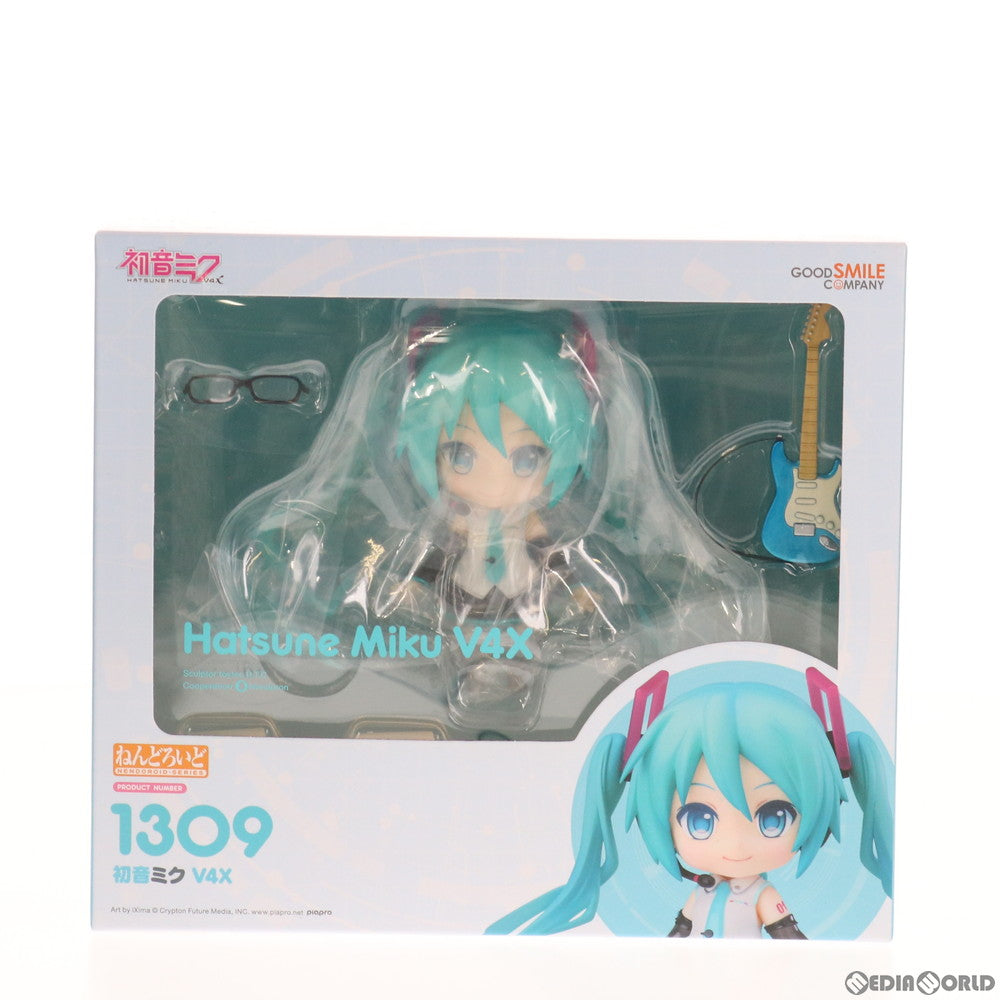 【中古即納】[FIG] ねんどろいど 1309 初音ミク V4X キャラクター・ボーカル・シリーズ01 初音ミク 完成品 可動フィギュア グッドスマイルカンパニー(20201024)