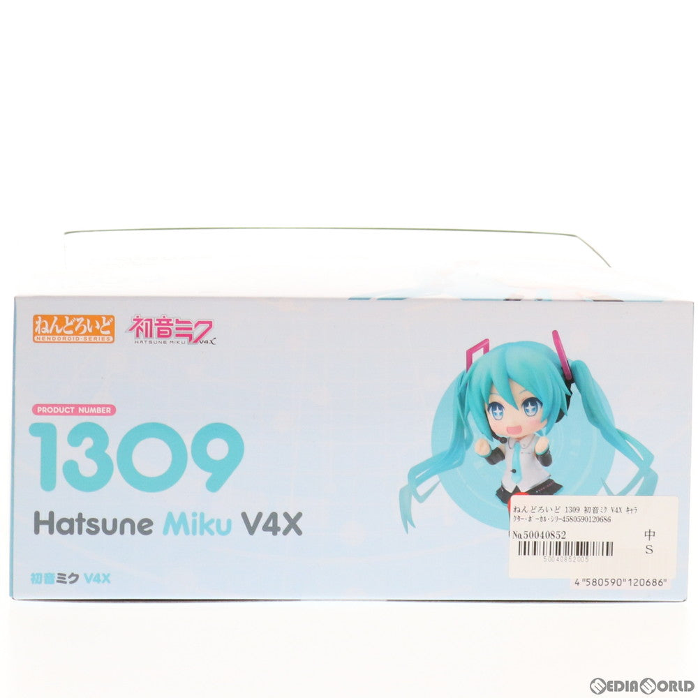 【中古即納】[FIG] ねんどろいど 1309 初音ミク V4X キャラクター・ボーカル・シリーズ01 初音ミク 完成品 可動フィギュア グッドスマイルカンパニー(20201024)