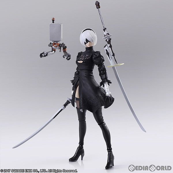 【中古即納】[FIG] BRING ARTS(ブリングアーツ) ヨルハ 二号 B型 Version 2.0 NieR:Automata(ニーア オートマタ) 完成品 可動フィギュア スクウェア・エニックス(20200605)