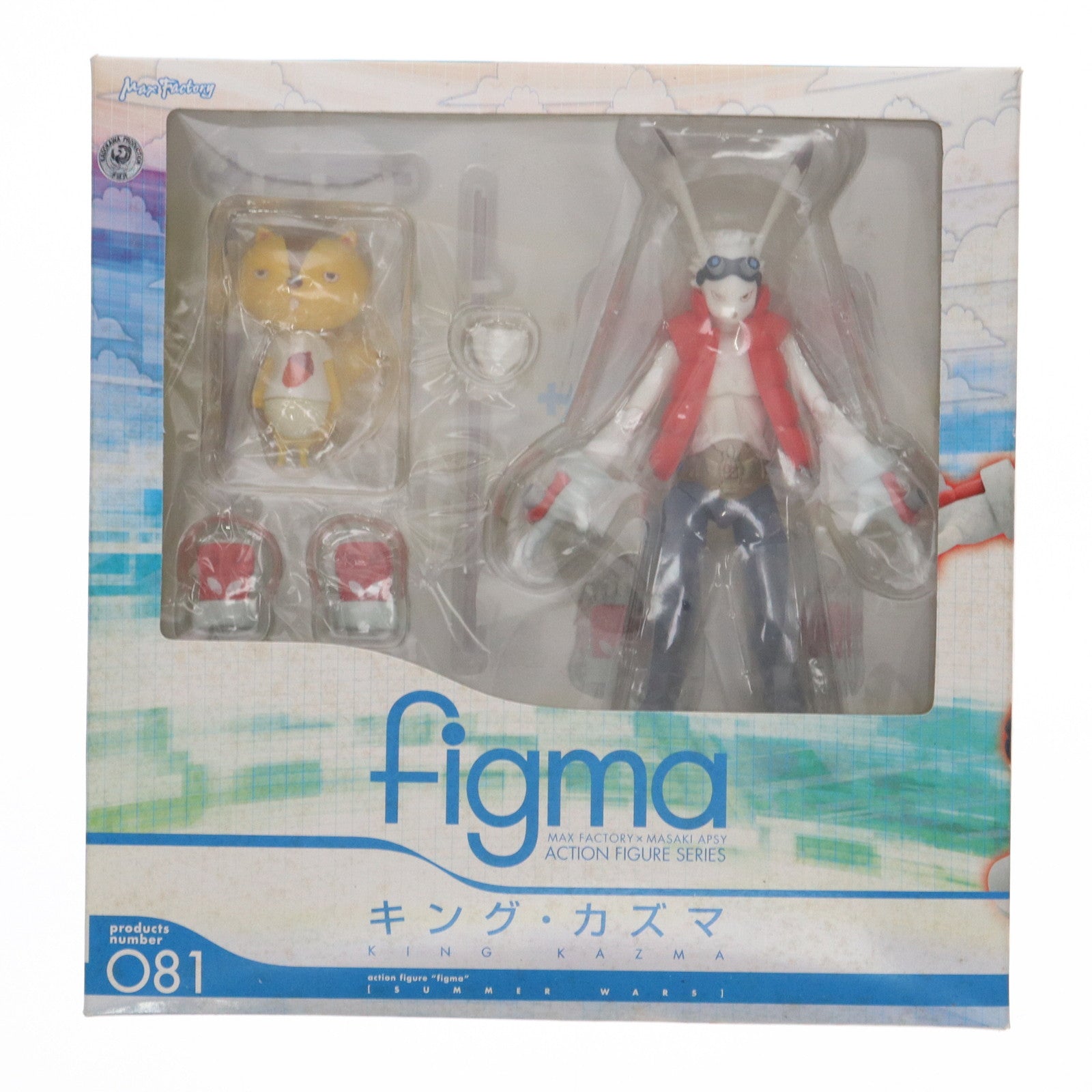 【中古即納】[FIG] figma(フィグマ) 081 キング・カズマ サマーウォーズ 完成品 可動フィギュア マックスファクトリー(20101030)