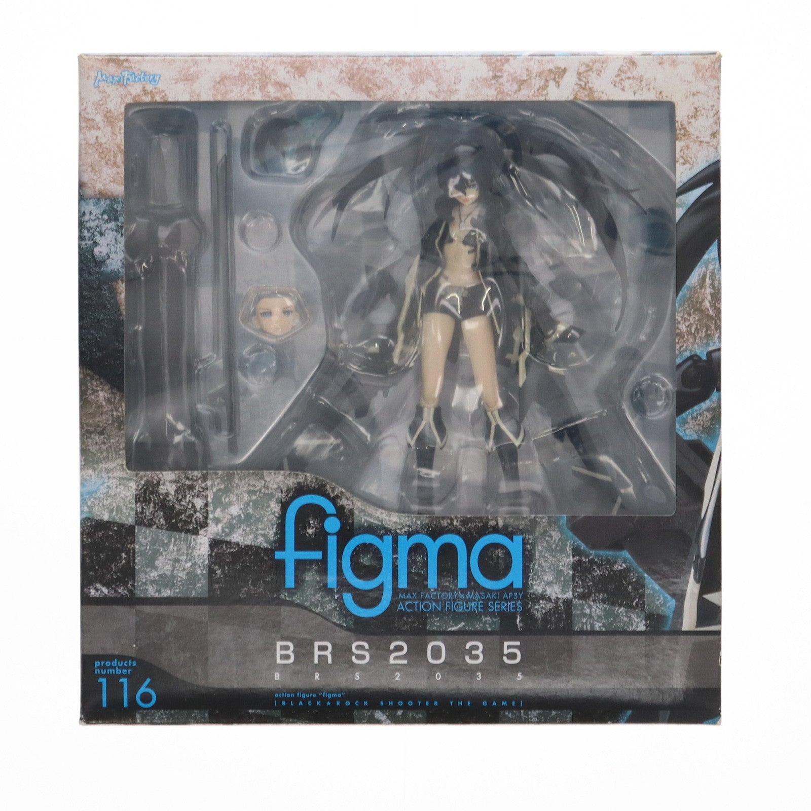【中古即納】[FIG] figma(フィグマ) 116 BRS2035 ブラック★ロックシューター THE GAME 完成品 可動フィギュア マックスファクトリー(20111216)