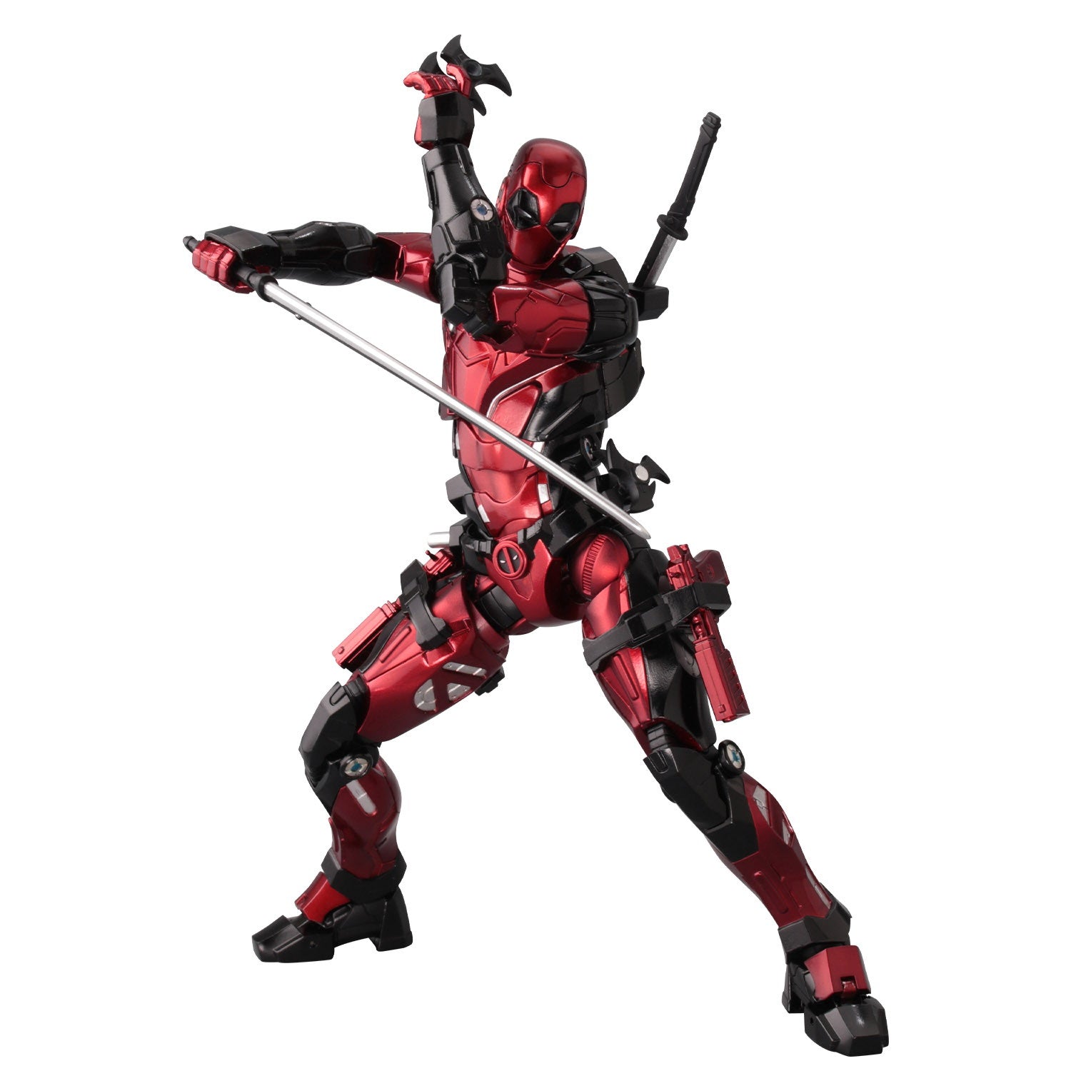 【中古即納】[FIG] (二次再販) FIGHTING ARMOR(ファイティングアーマー) デッドプール MARVEL(マーベル) 完成品 可動フィギュア 千値練(せんちねる)(20241130)