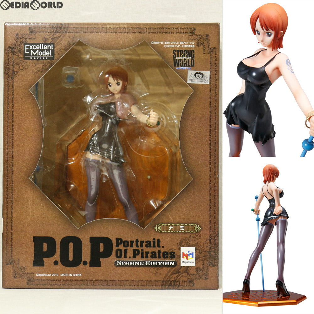 【中古即納】[FIG] Portrait.Of.Pirates P.O.P STRONG EDITION ナミ ワンピース STRONG WORLD 完成品 フィギュア メガハウス(20110416)