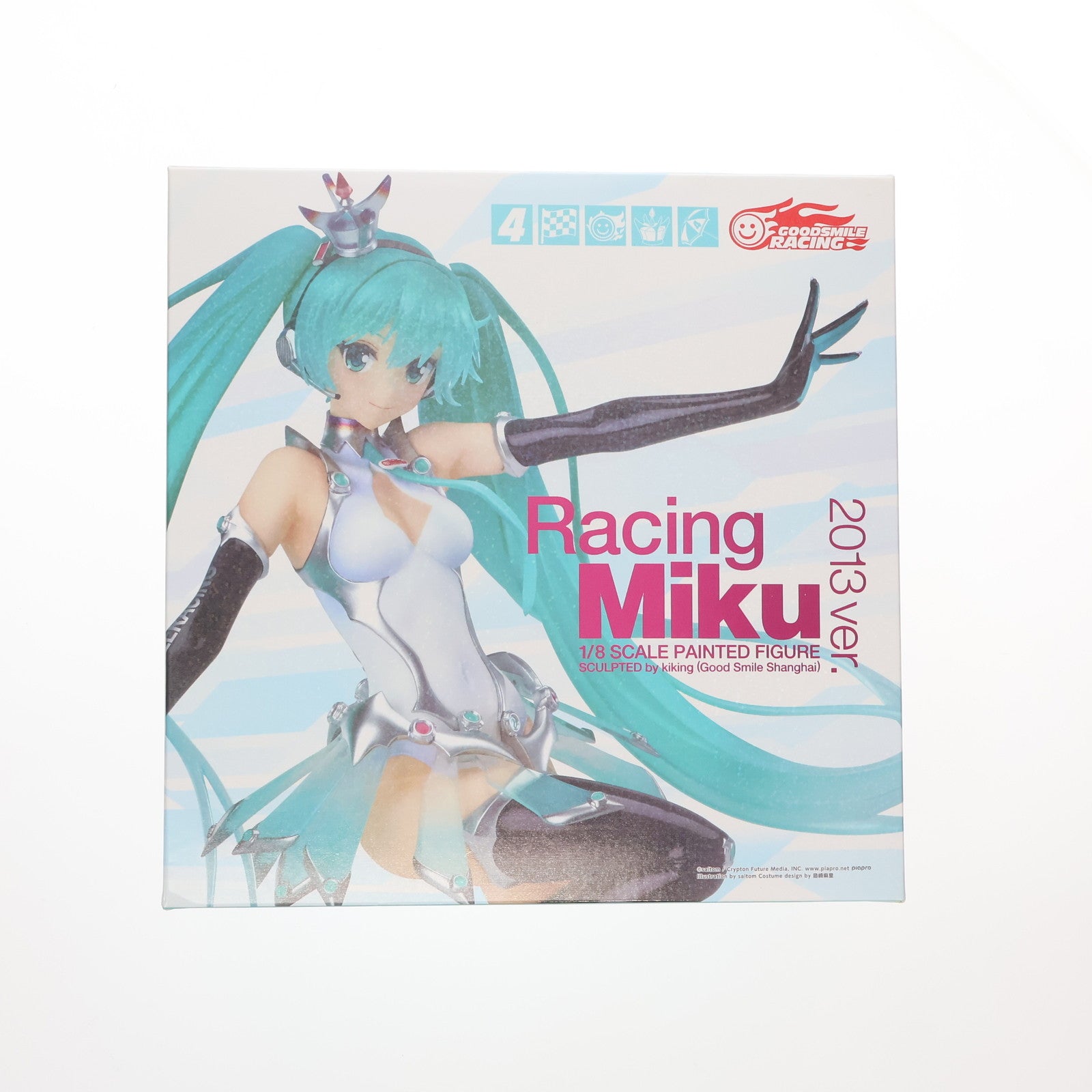 【中古即納】[FIG] レーシングミク 2013 ver. 初音ミク GTプロジェクト 1/8 完成品 フィギュア グッドスマイルレーシング(20140628)